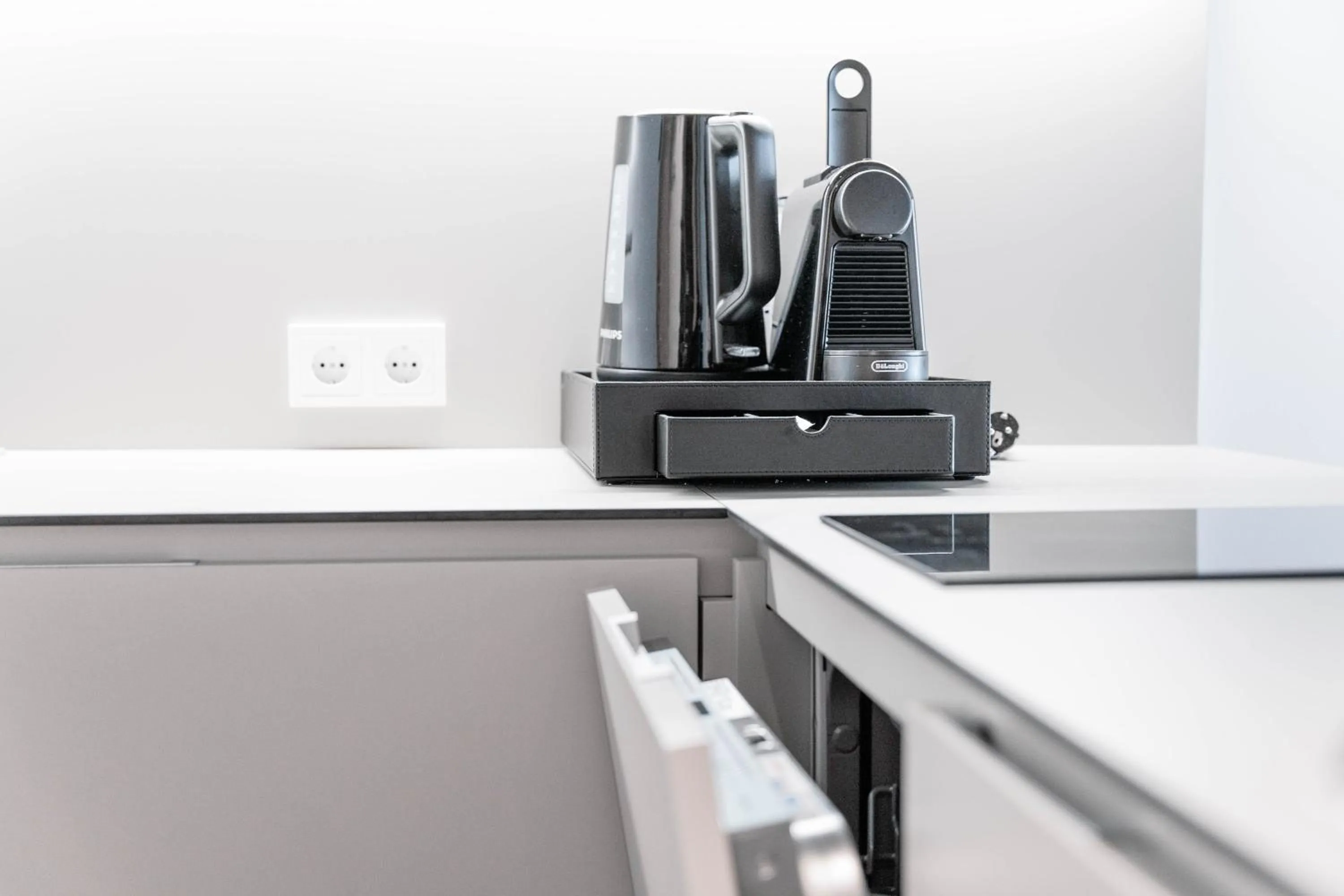 Kitchen or kitchenette in Blackhome Innsbruck City South I contactless check-in