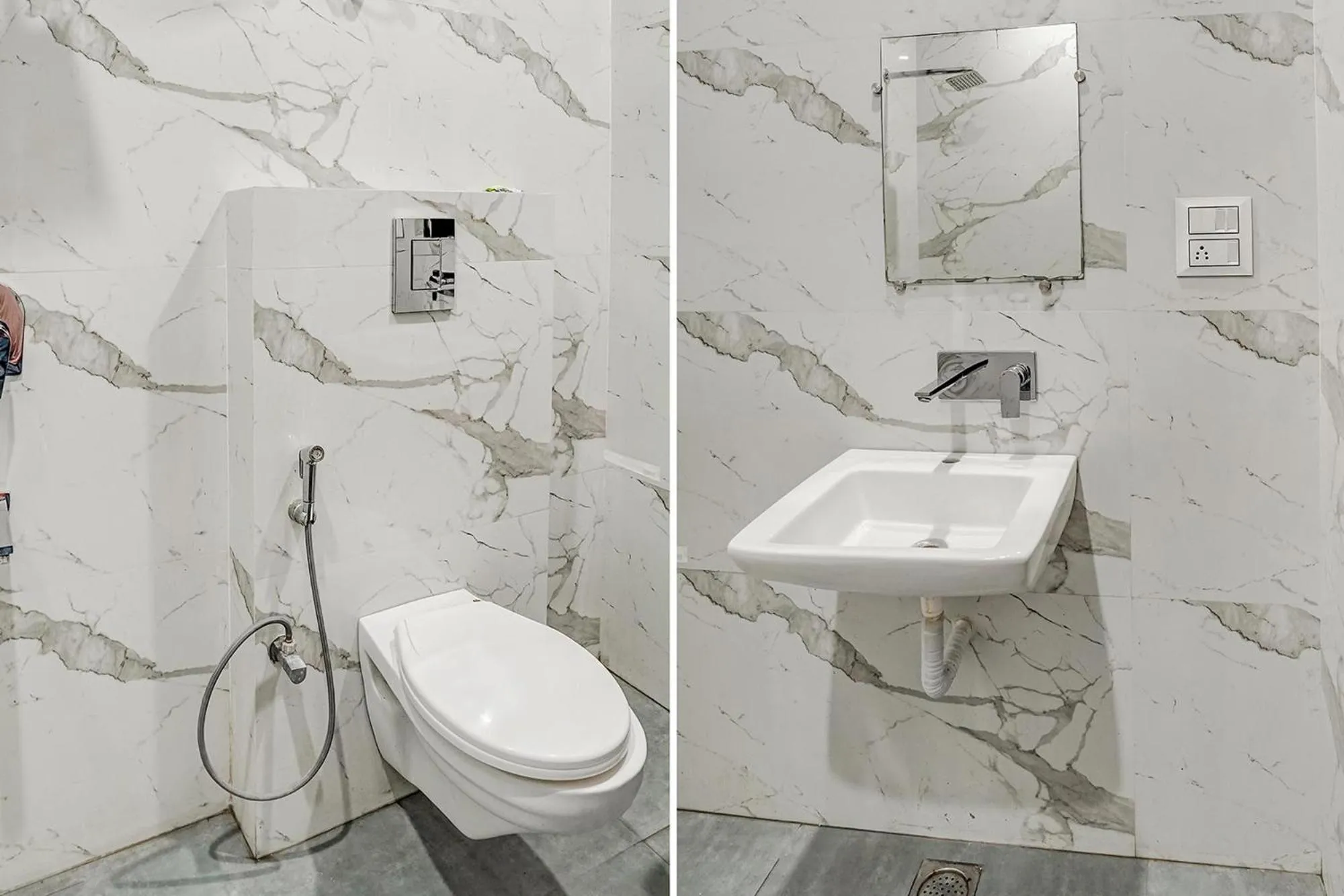 Bathroom in FabHotel De Gold Karol Bagh