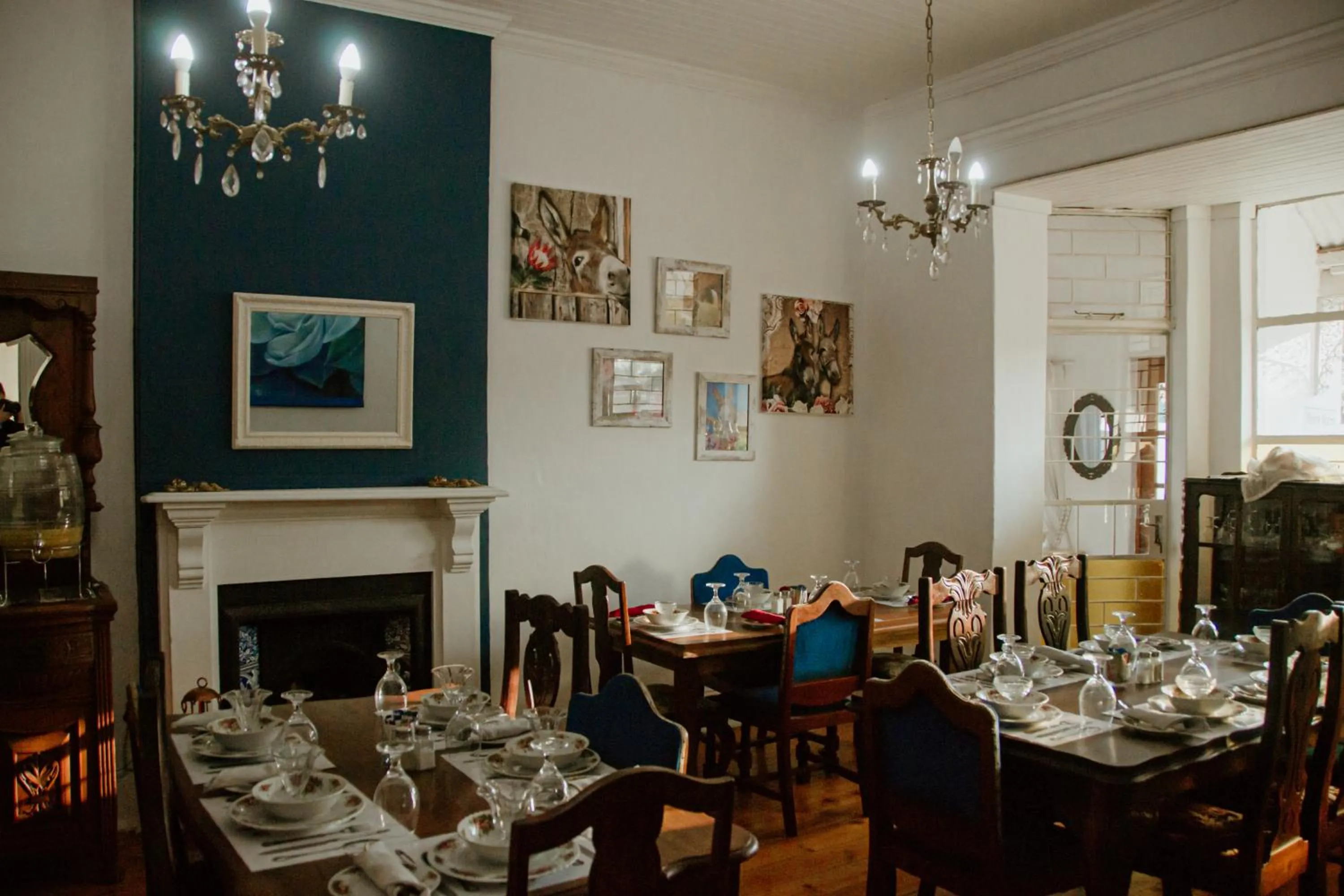 Dinner in Alec Wright's Guest Lodge