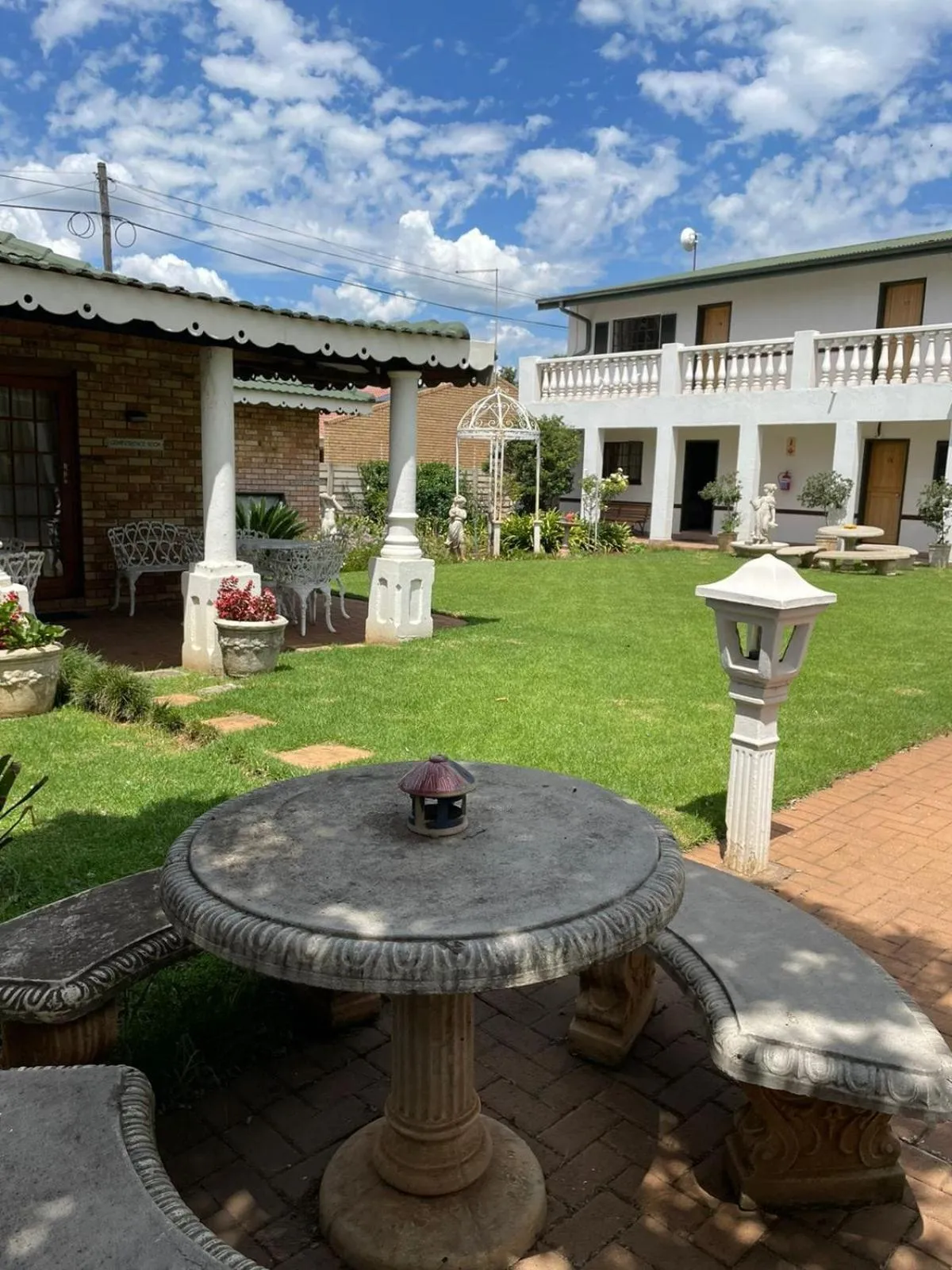 Garden view in Alec Wright's Guest Lodge
