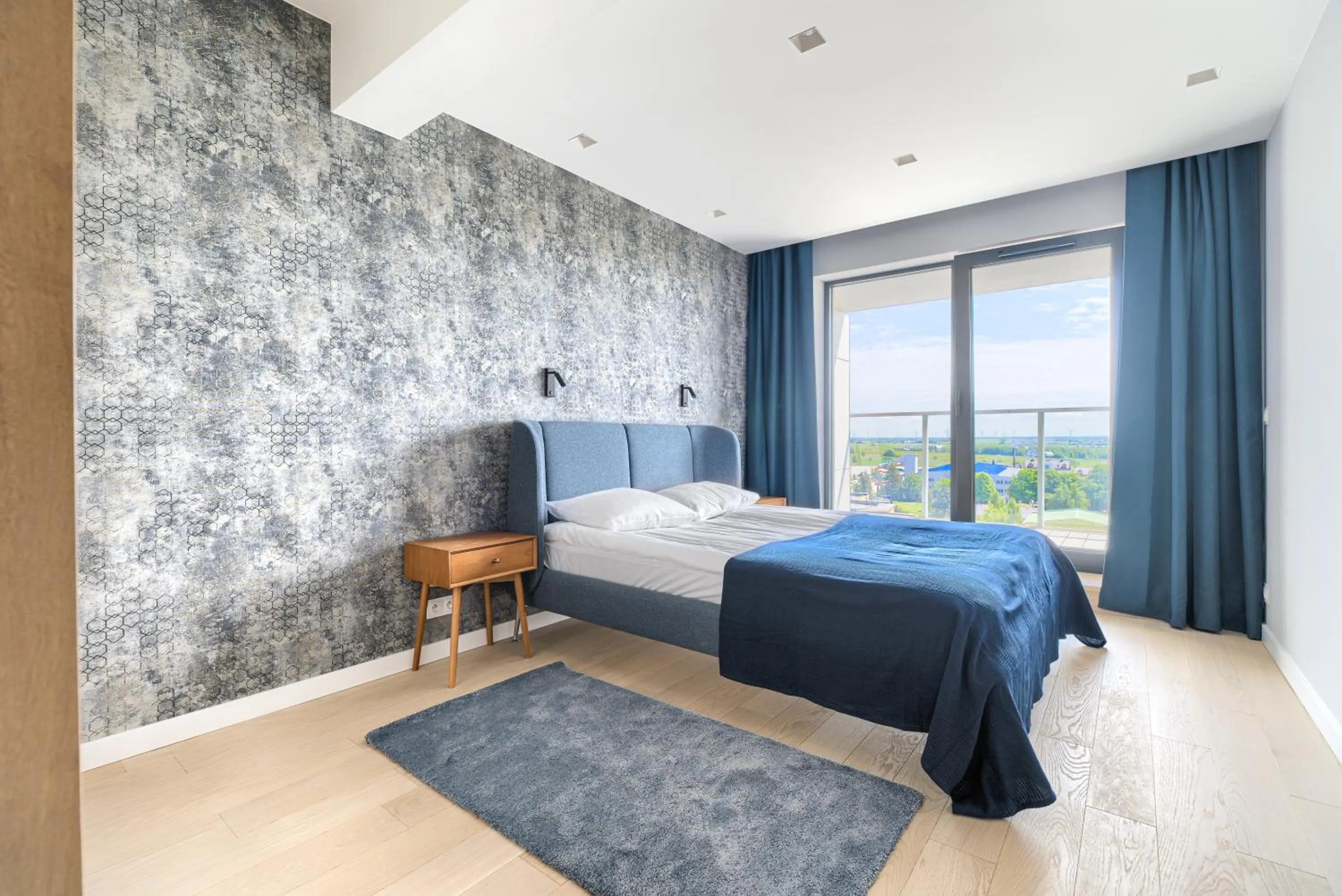 Bedroom, Bed in Natural Apartamenty