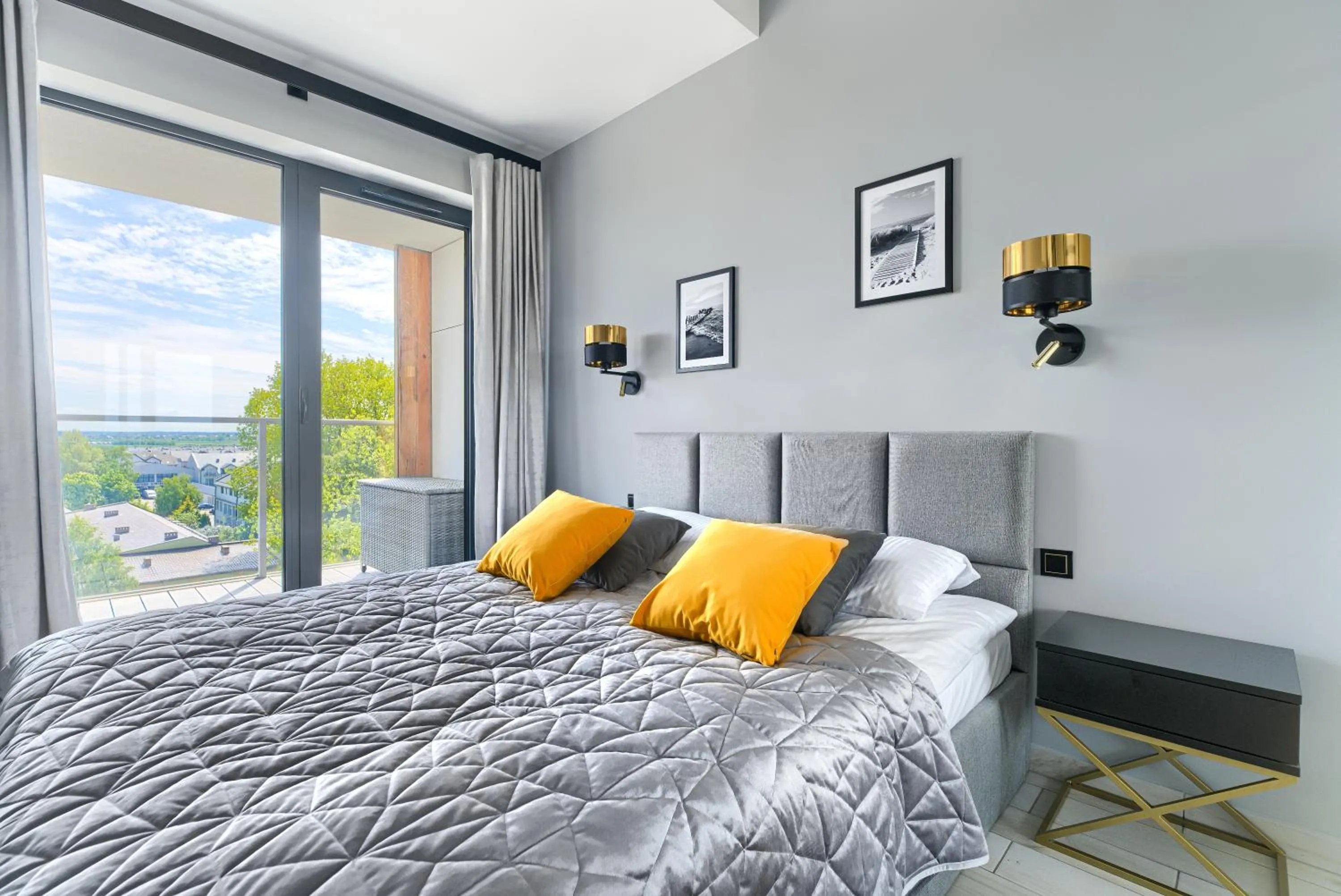 Bedroom, Bed in Natural Apartamenty