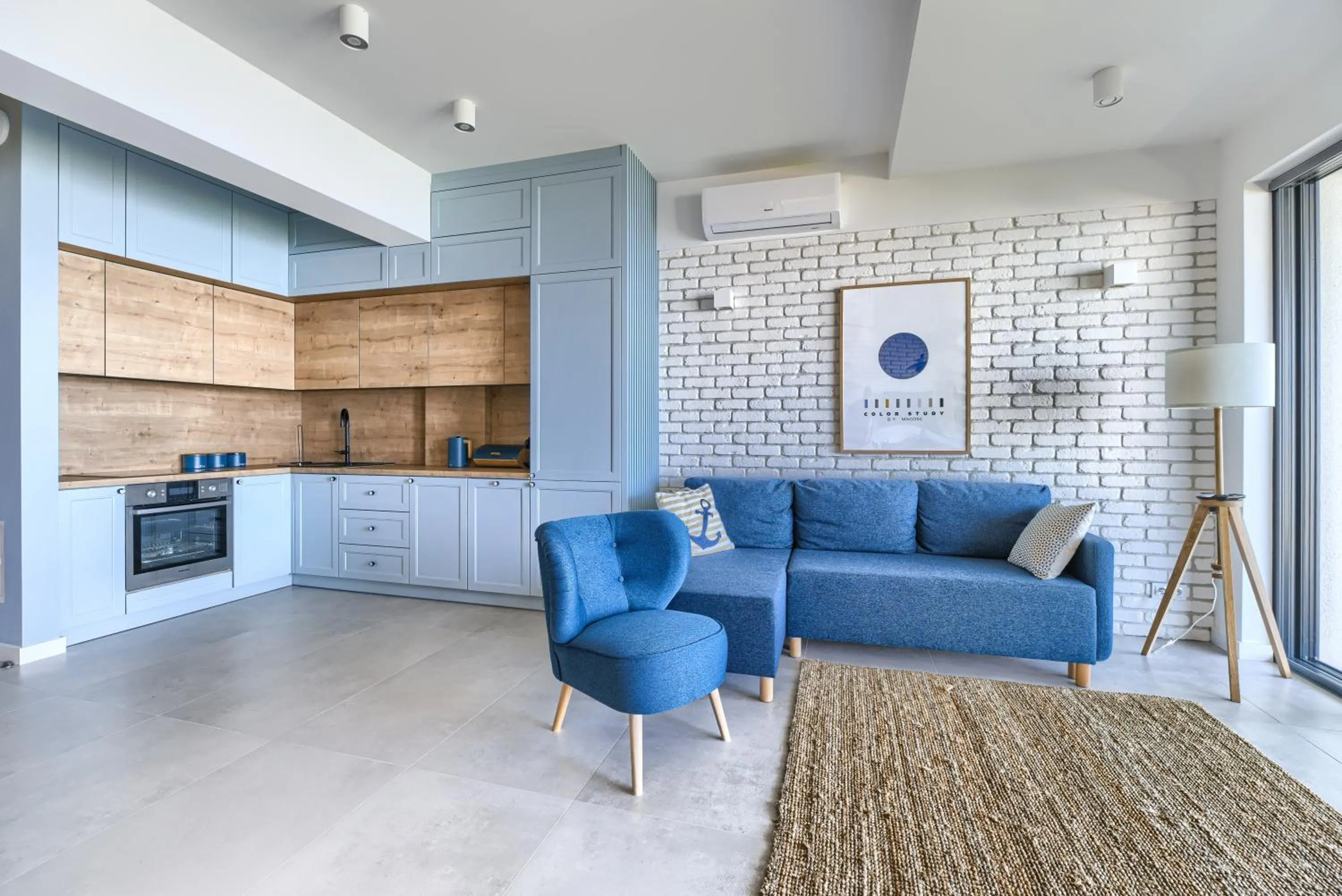 Kitchen or kitchenette in Natural Apartamenty