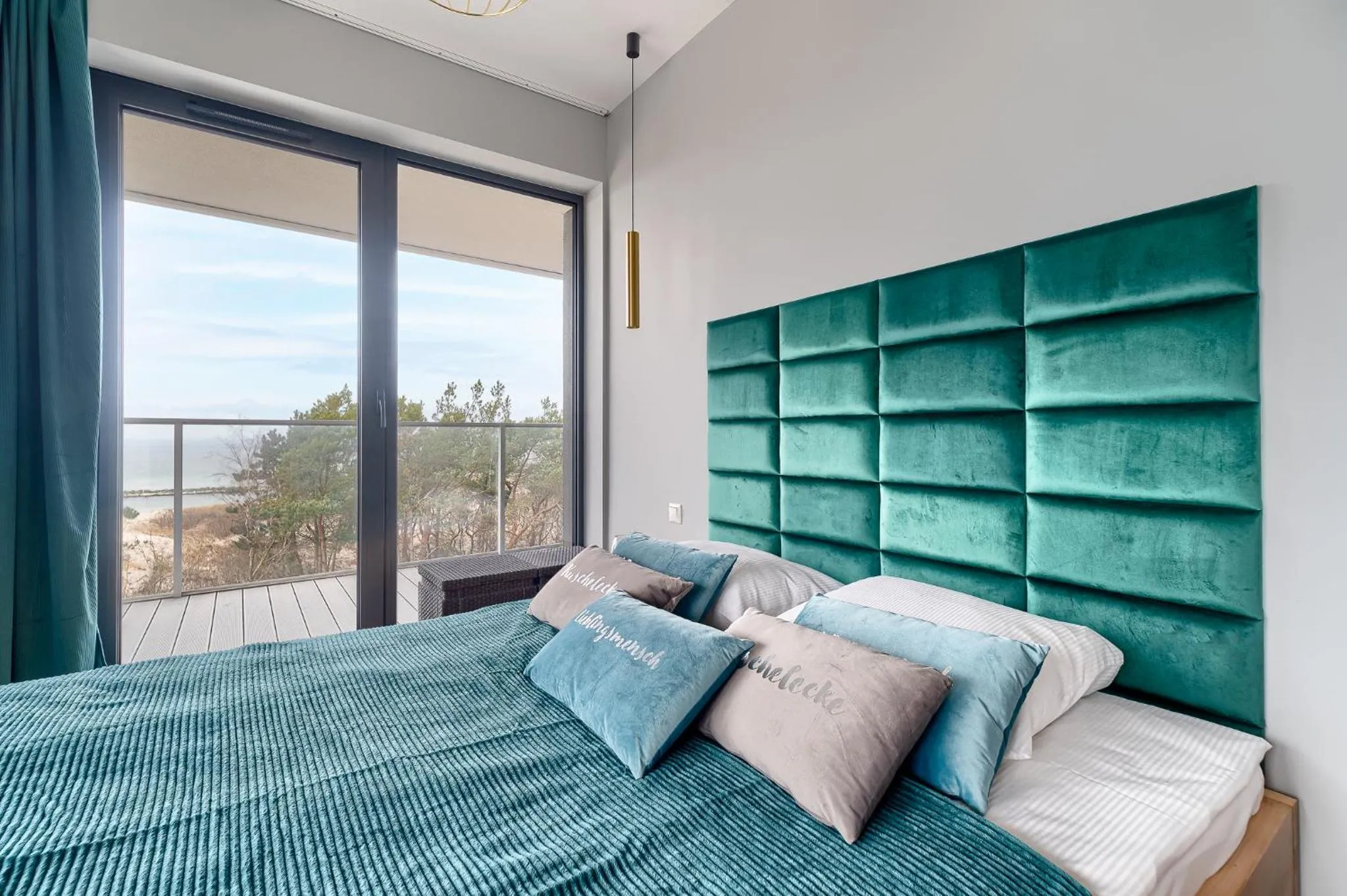 Bed in Natural Apartamenty