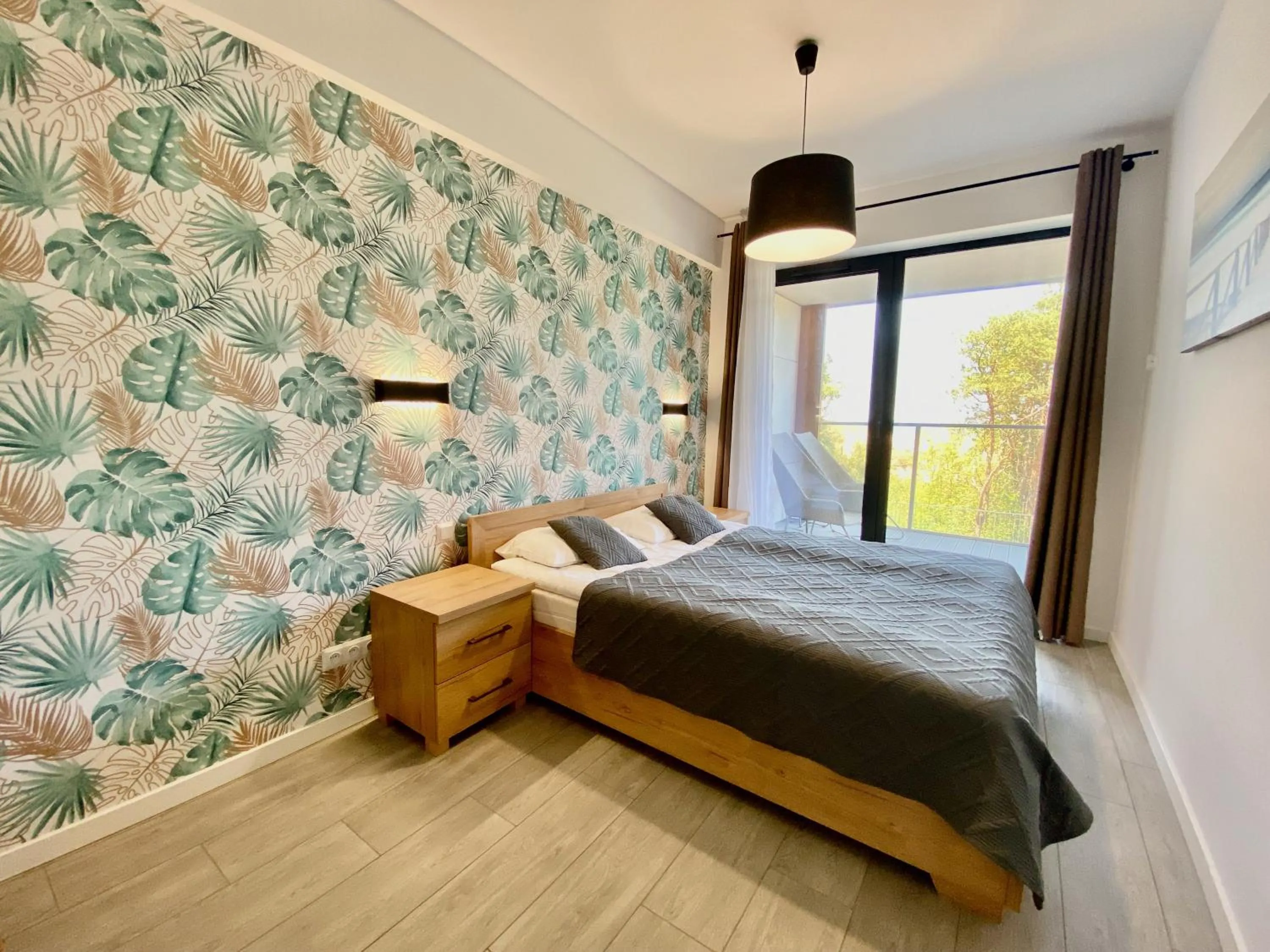 Bedroom, Bed in Natural Apartamenty