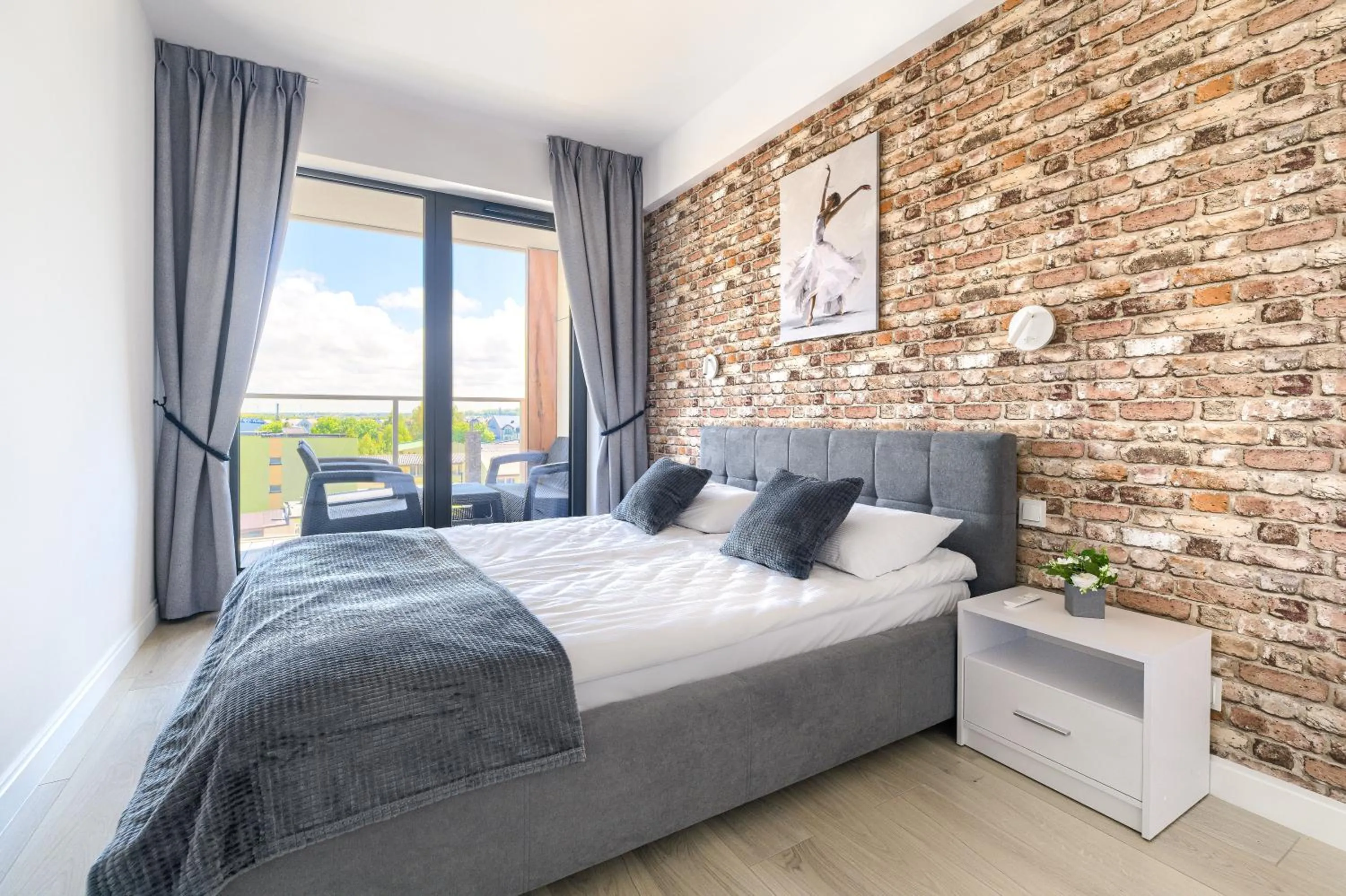 Bedroom, Bed in Natural Apartamenty