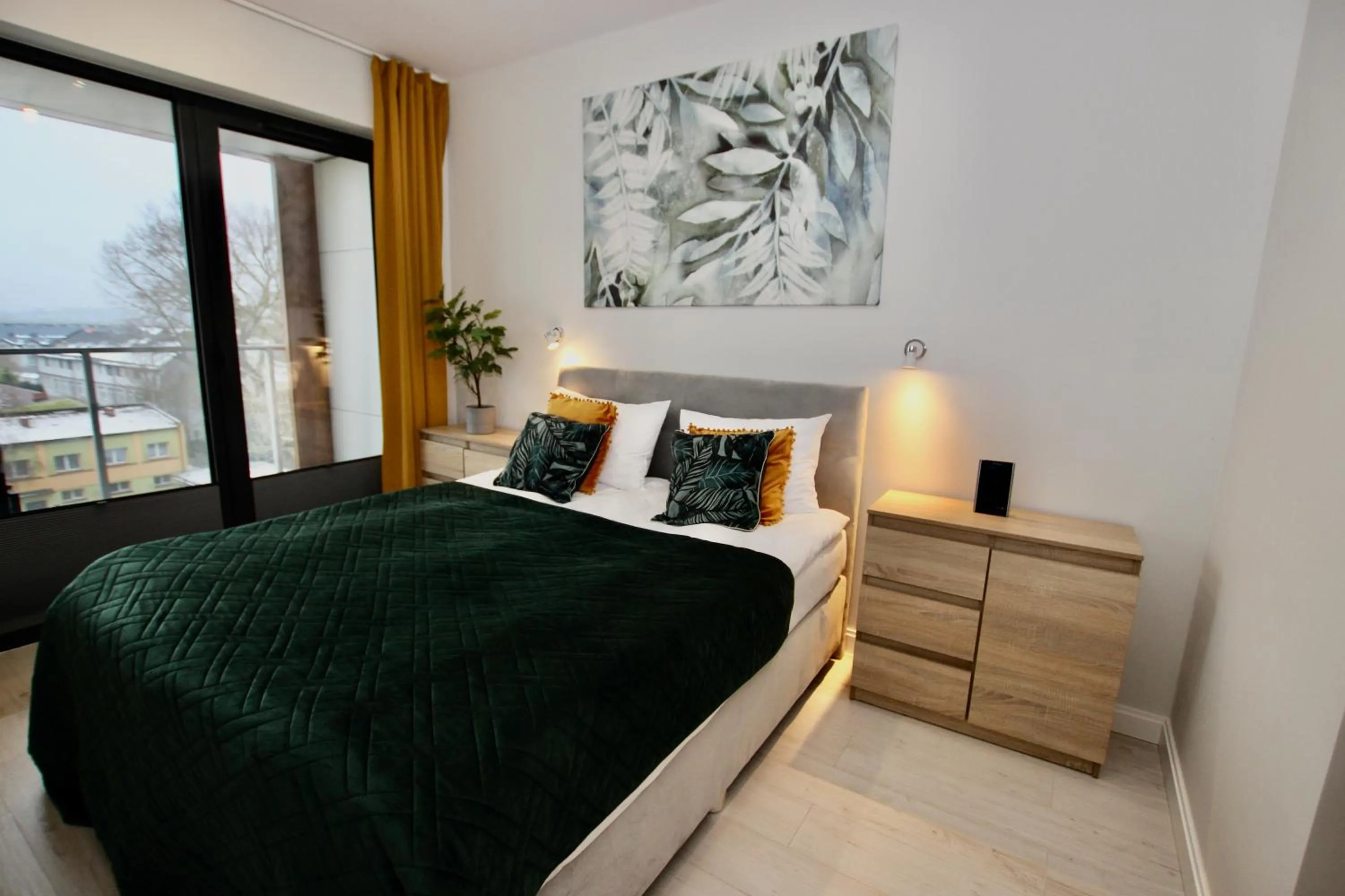 Bedroom, Bed in Natural Apartamenty