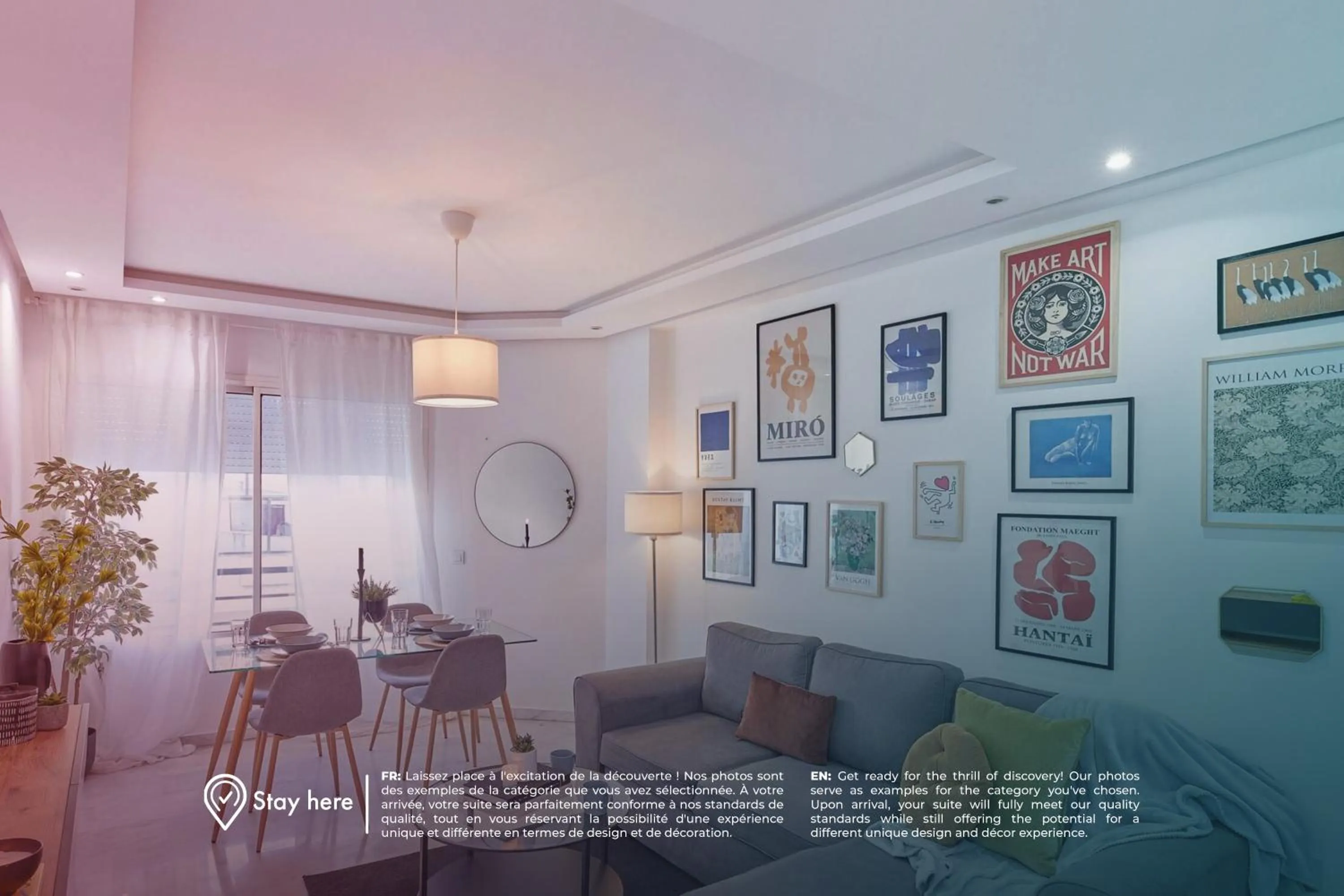 Living room in Stayhere Rabat - Agdal 1 - Comfort Residence