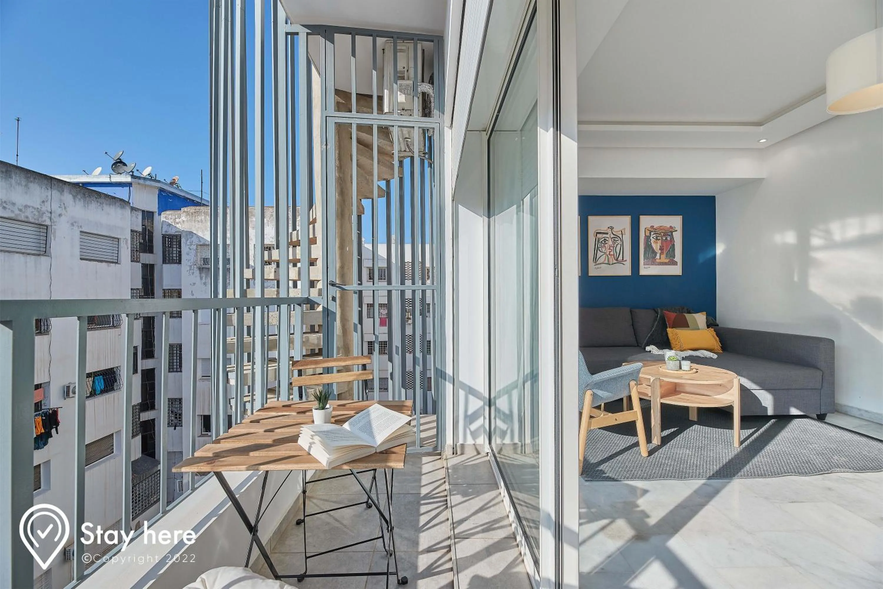 Balcony/Terrace in Stayhere Rabat - Agdal 1 - Comfort Residence