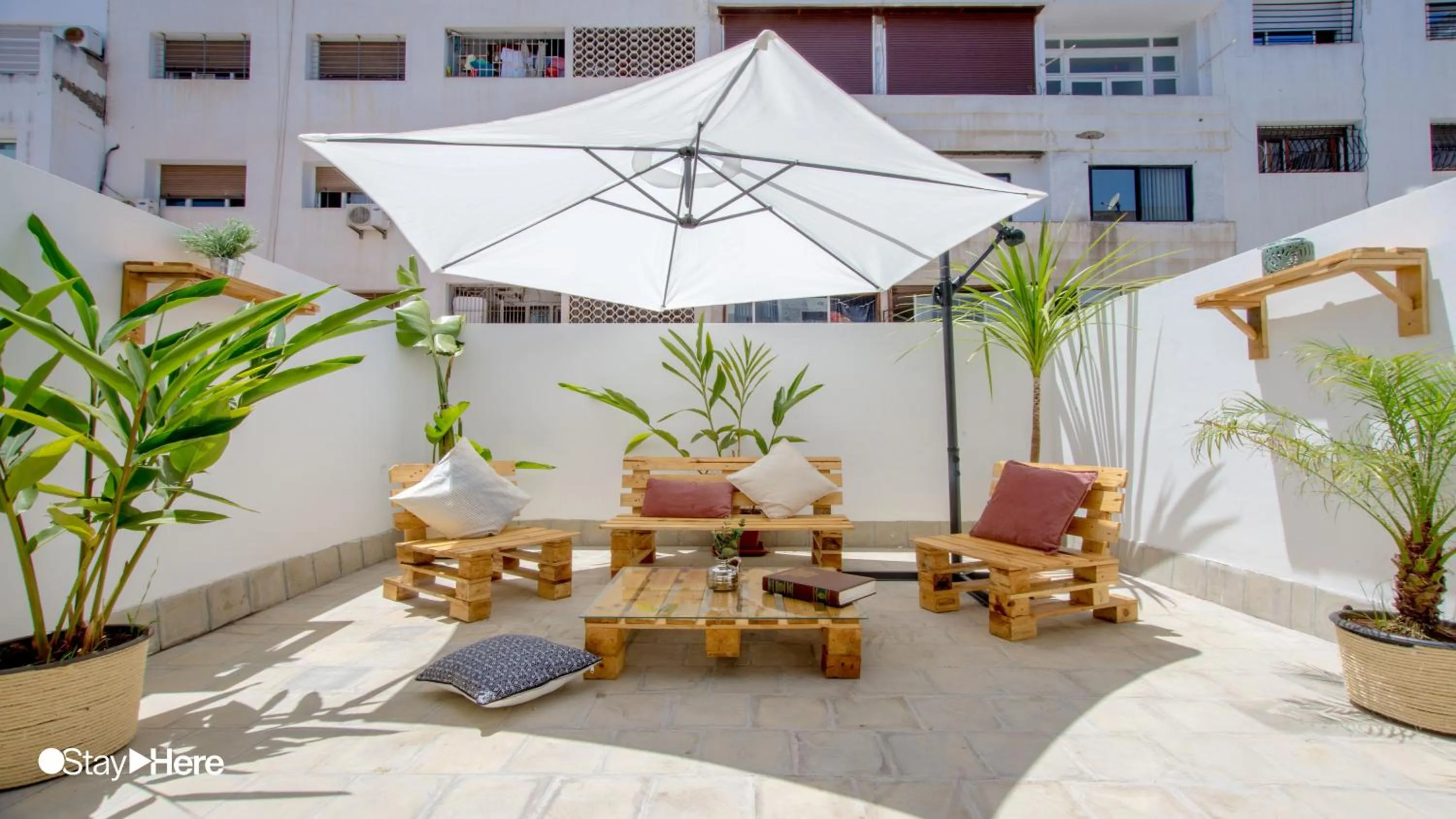 Balcony/Terrace in Stayhere Rabat - Agdal 1 - Comfort Residence