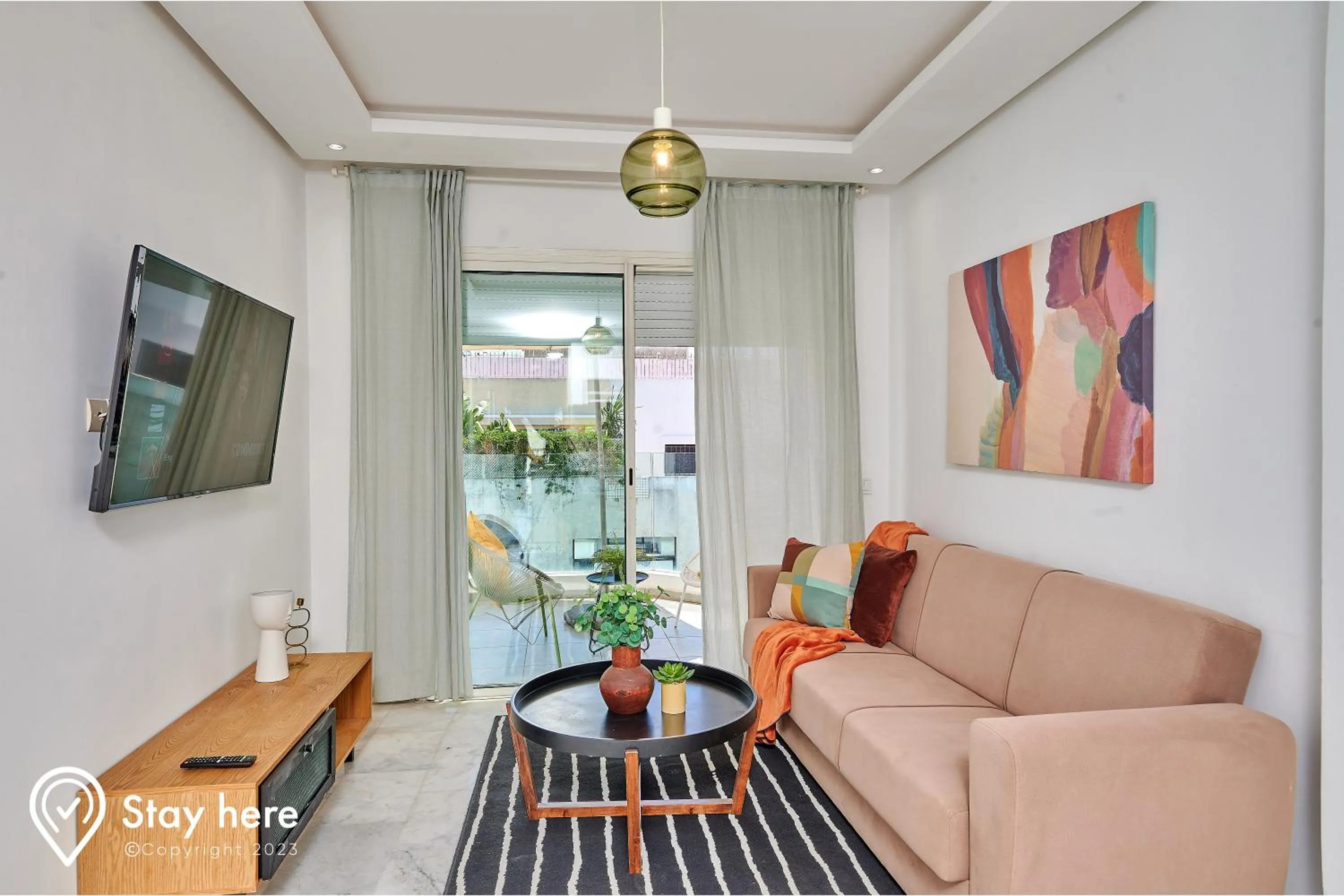 Seating area in Stayhere Rabat - Agdal 1 - Comfort Residence