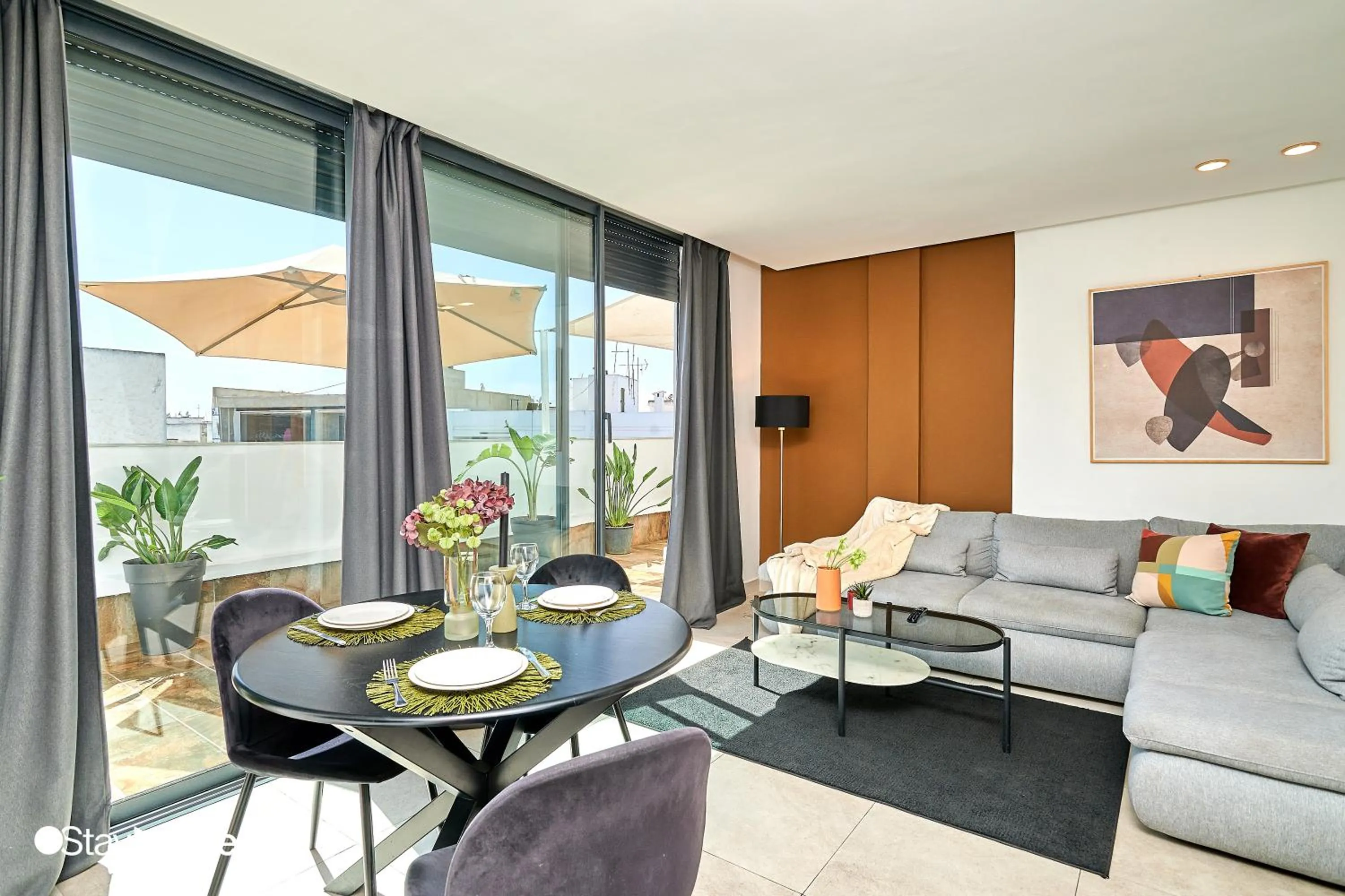 Living room in Stayhere Rabat - Agdal 1 - Comfort Residence