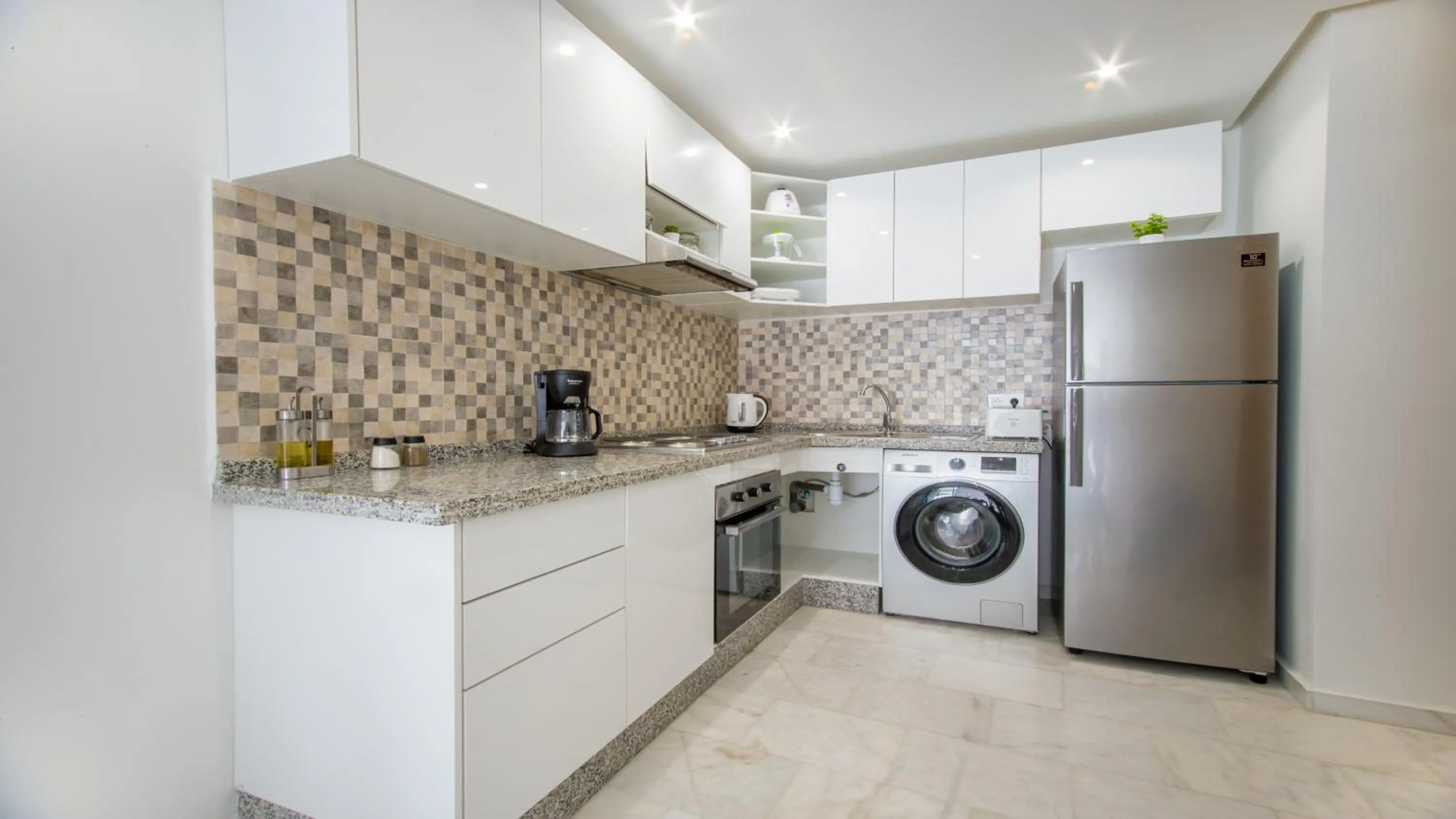 Kitchen or kitchenette in Stayhere Rabat - Agdal 1 - Comfort Residence