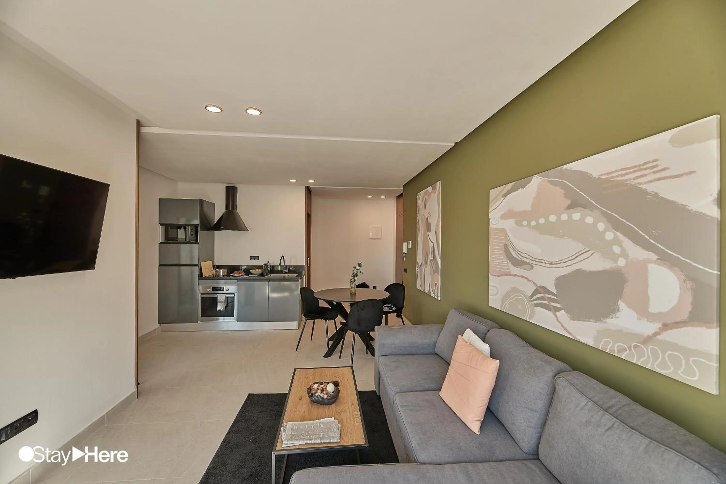 Living room in Stayhere Rabat - Agdal 1 - Comfort Residence