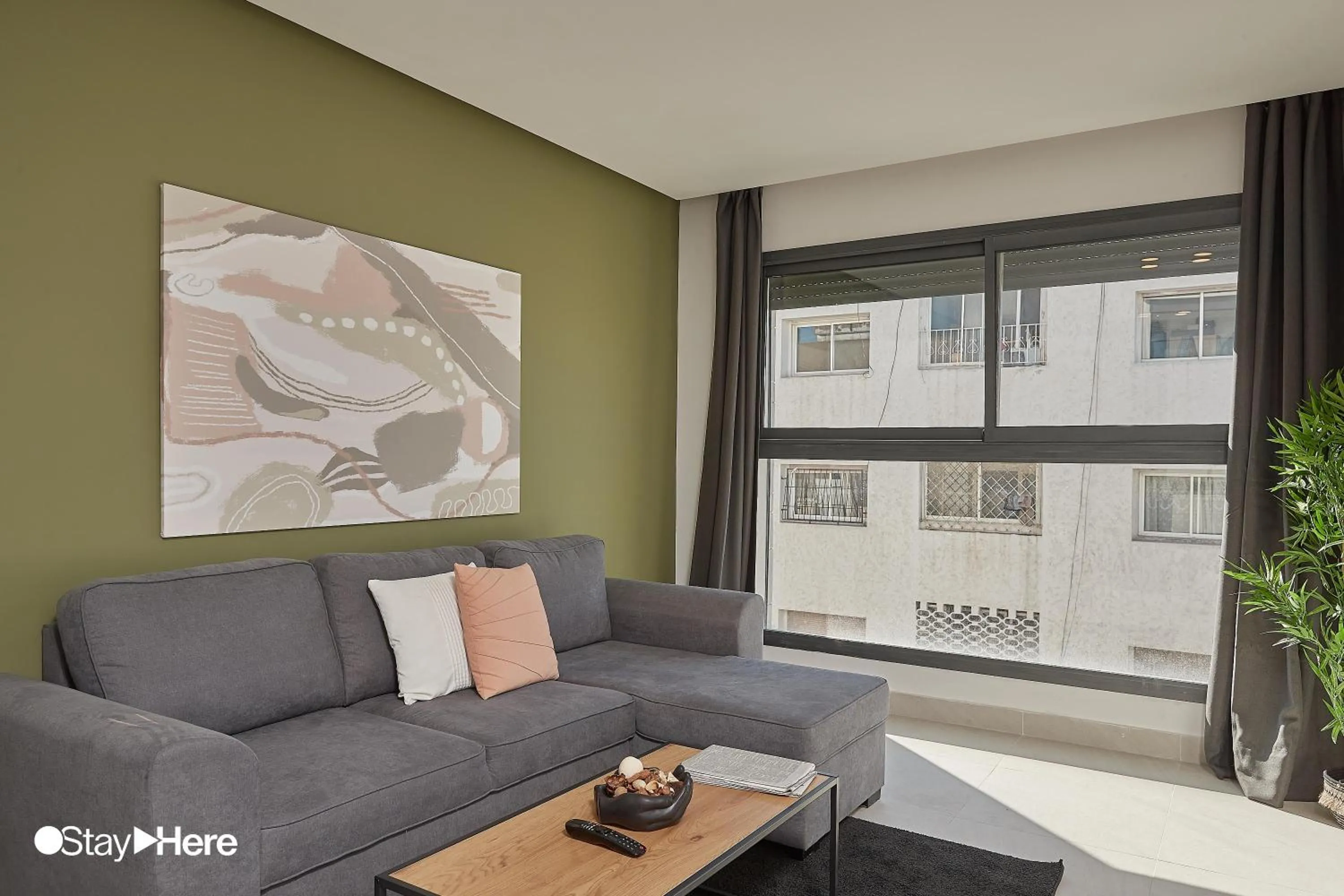 Living room in Stayhere Rabat - Agdal 1 - Comfort Residence