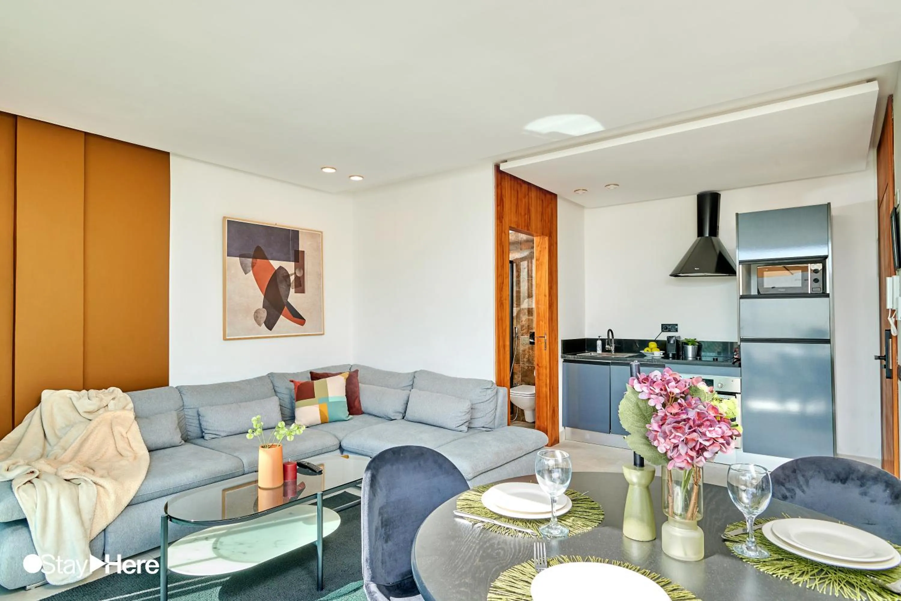 Living room in Stayhere Rabat - Agdal 1 - Comfort Residence