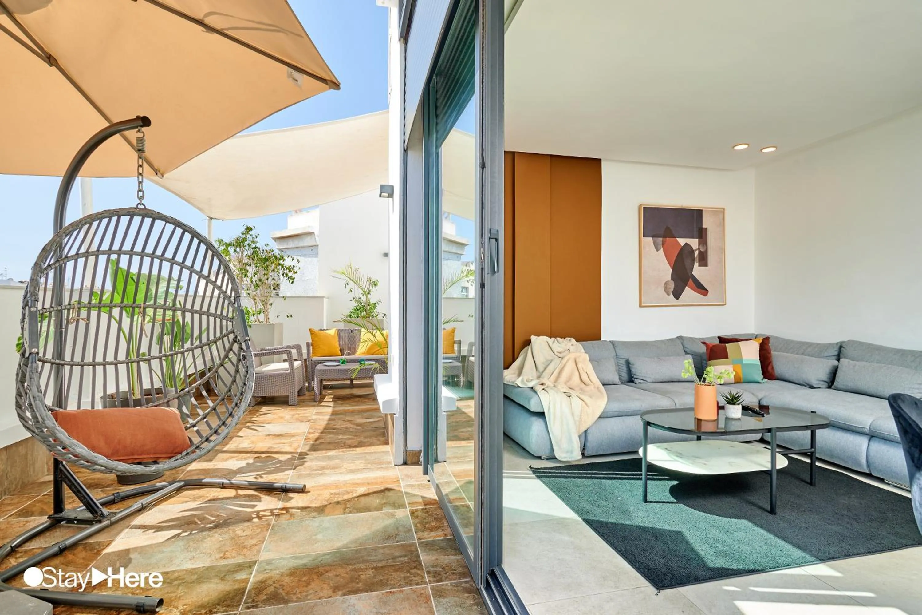 Balcony/Terrace in Stayhere Rabat - Agdal 1 - Comfort Residence