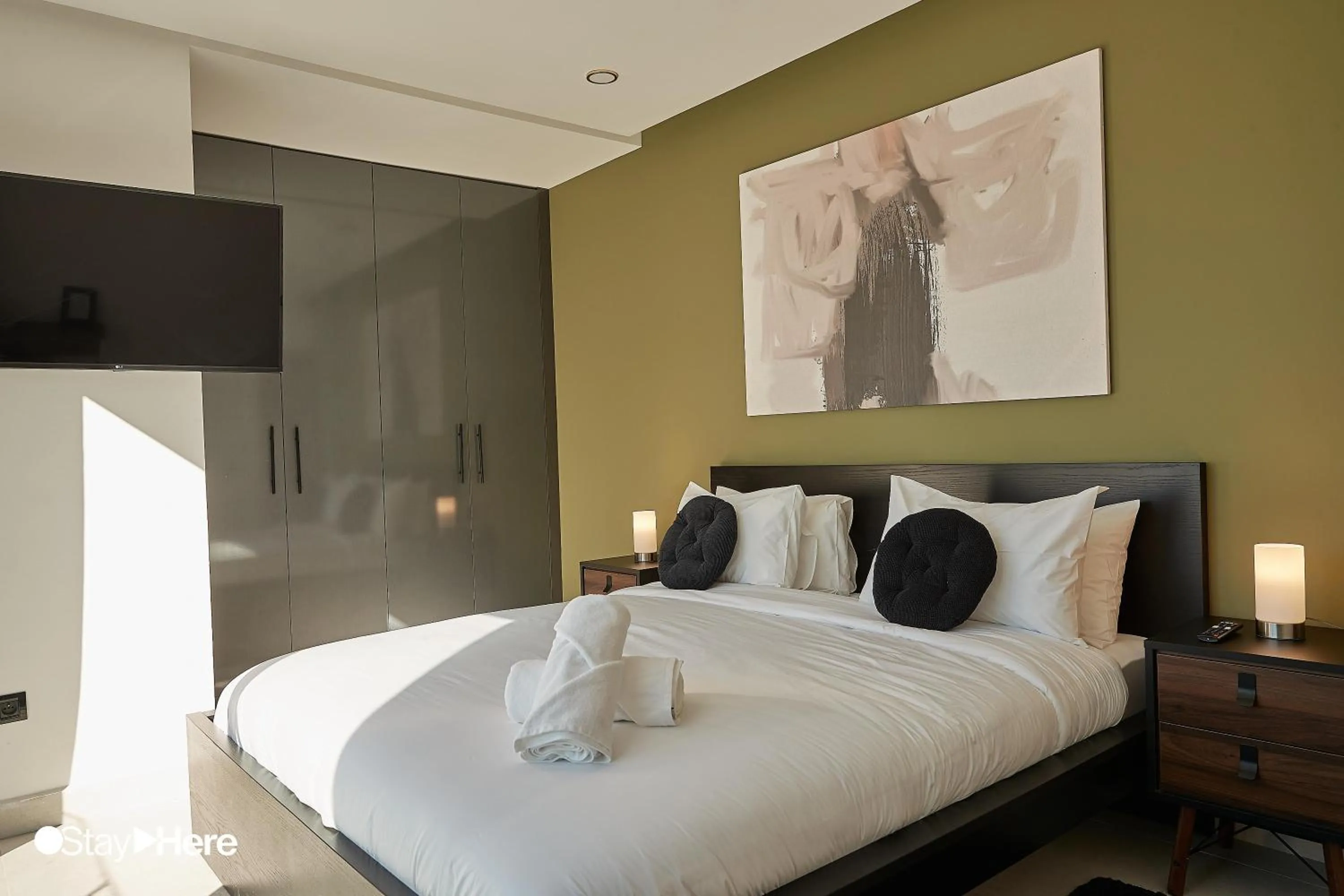 Bedroom, Bed in Stayhere Rabat - Agdal 1 - Comfort Residence