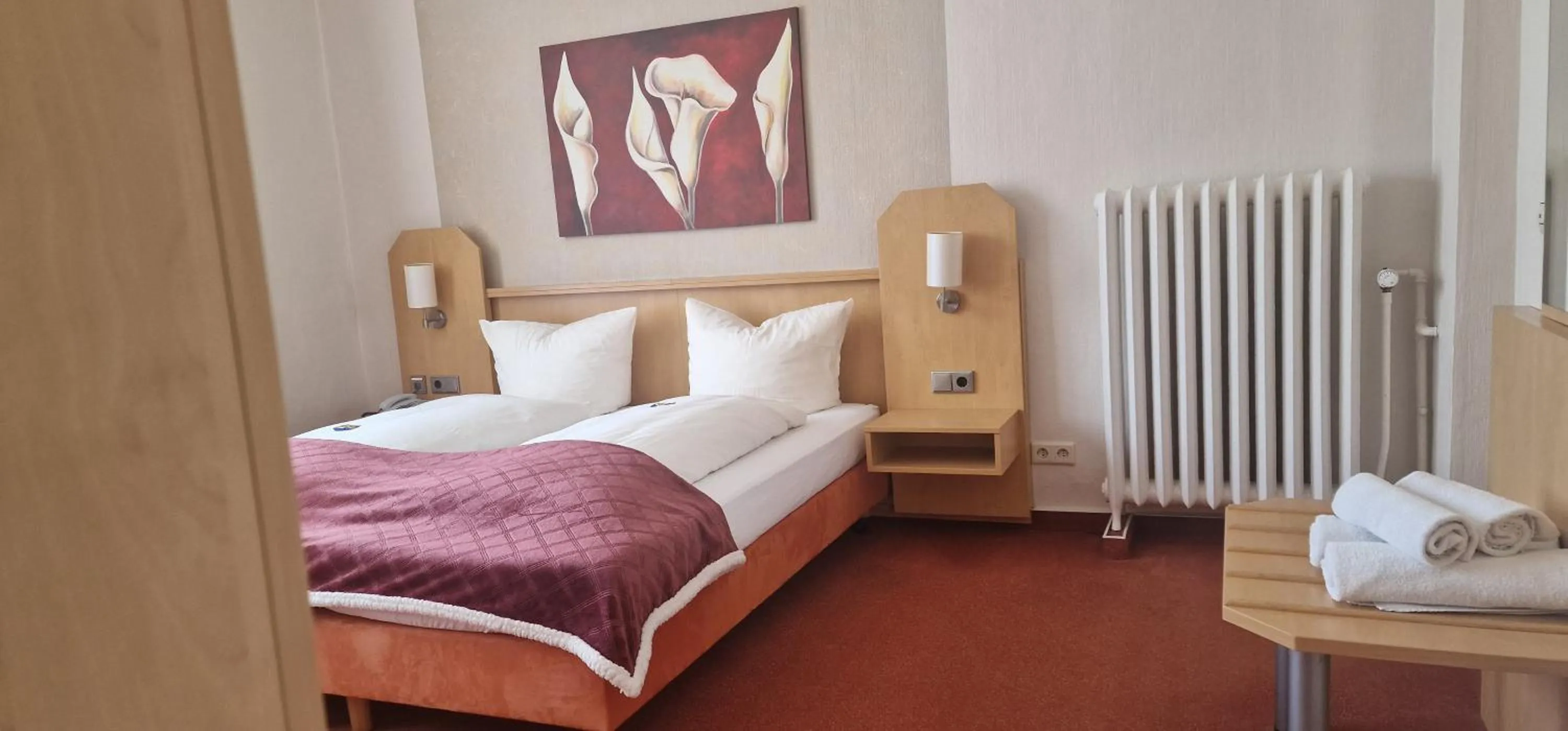 Bed in Hotel-Restaurant Wilhelmsbad