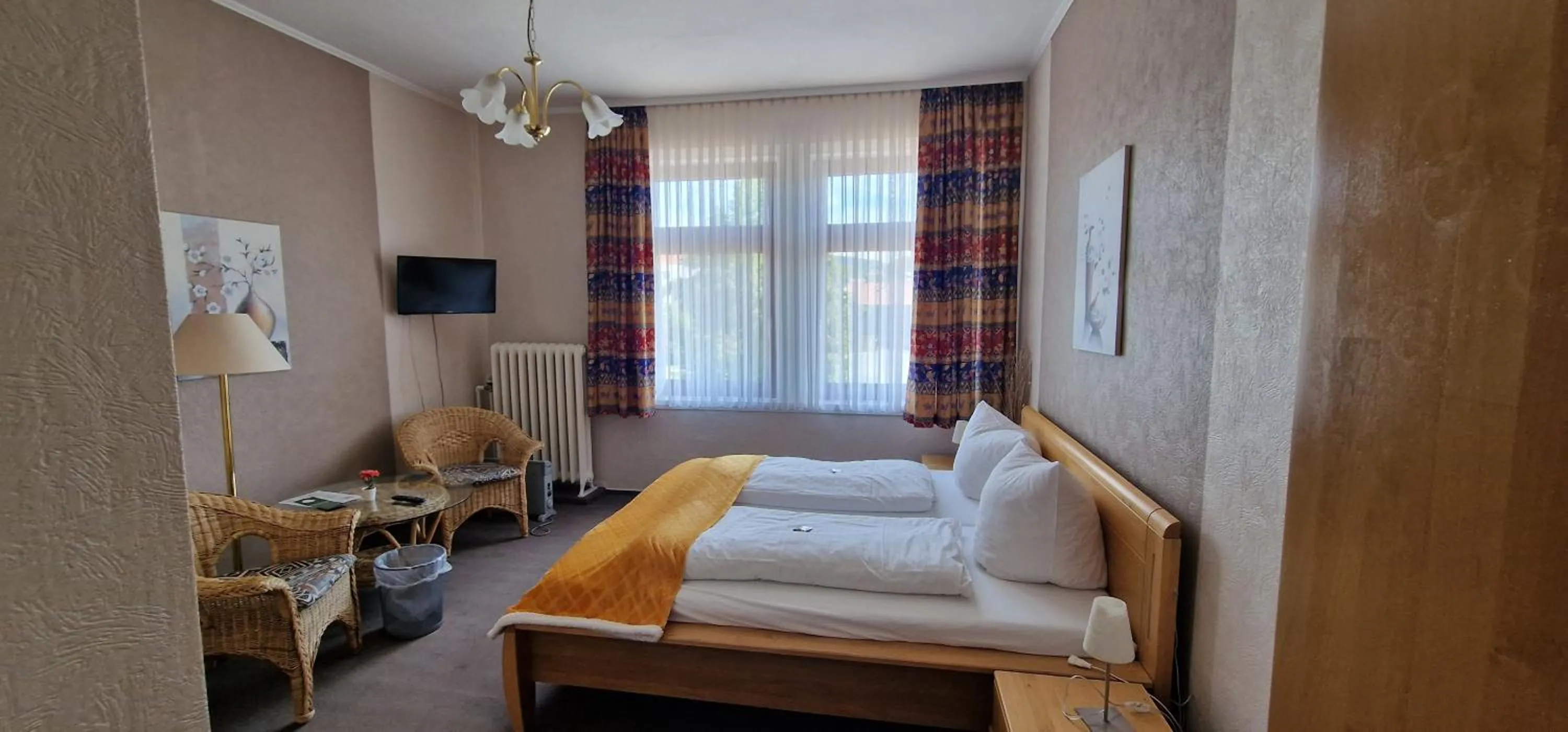 Bed in Hotel-Restaurant Wilhelmsbad