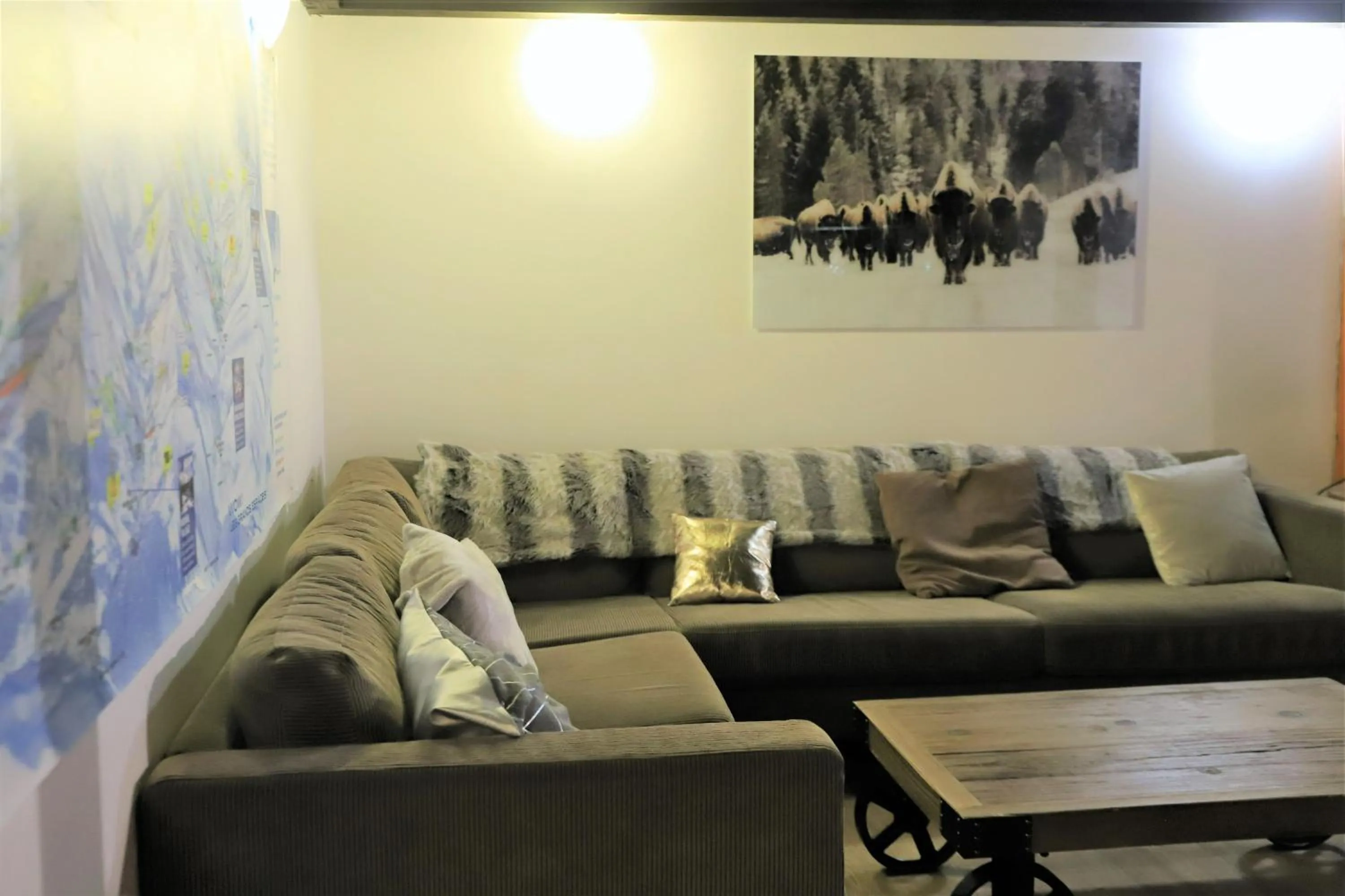 Living room in SOWELL RESIDENCES Crêt Voland