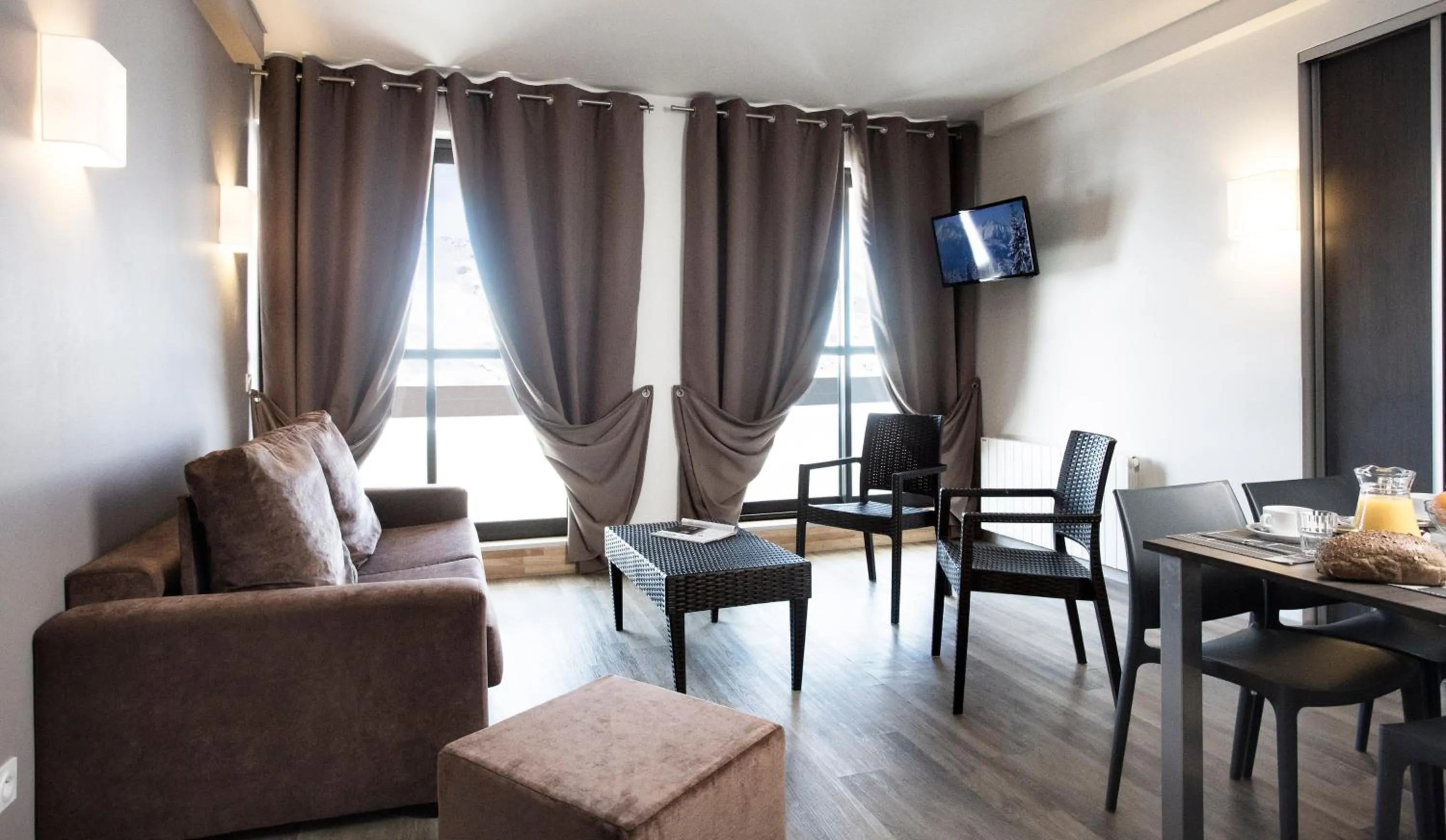 Living room in SOWELL RESIDENCES Crêt Voland