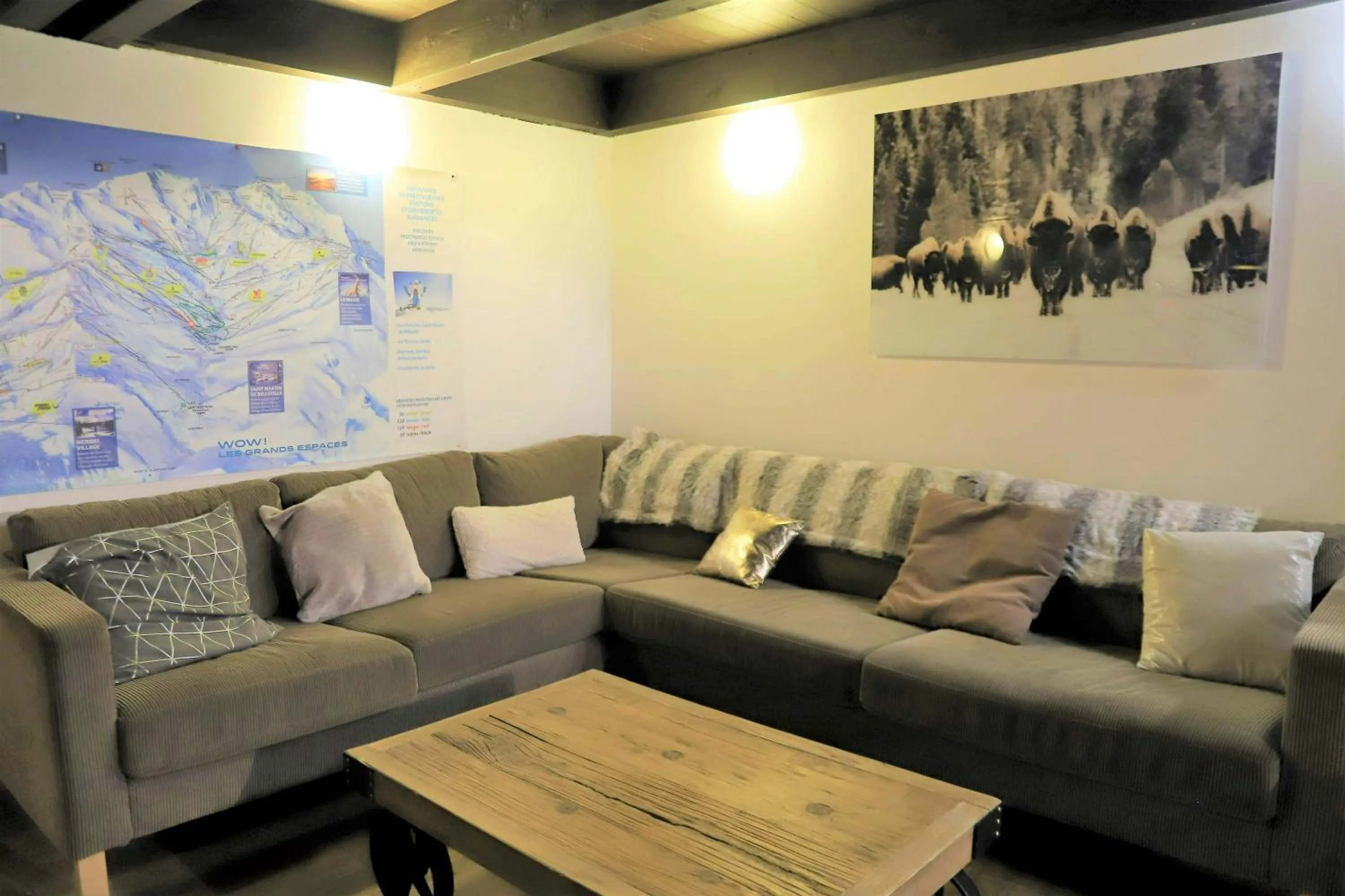 Living room in SOWELL RESIDENCES Crêt Voland