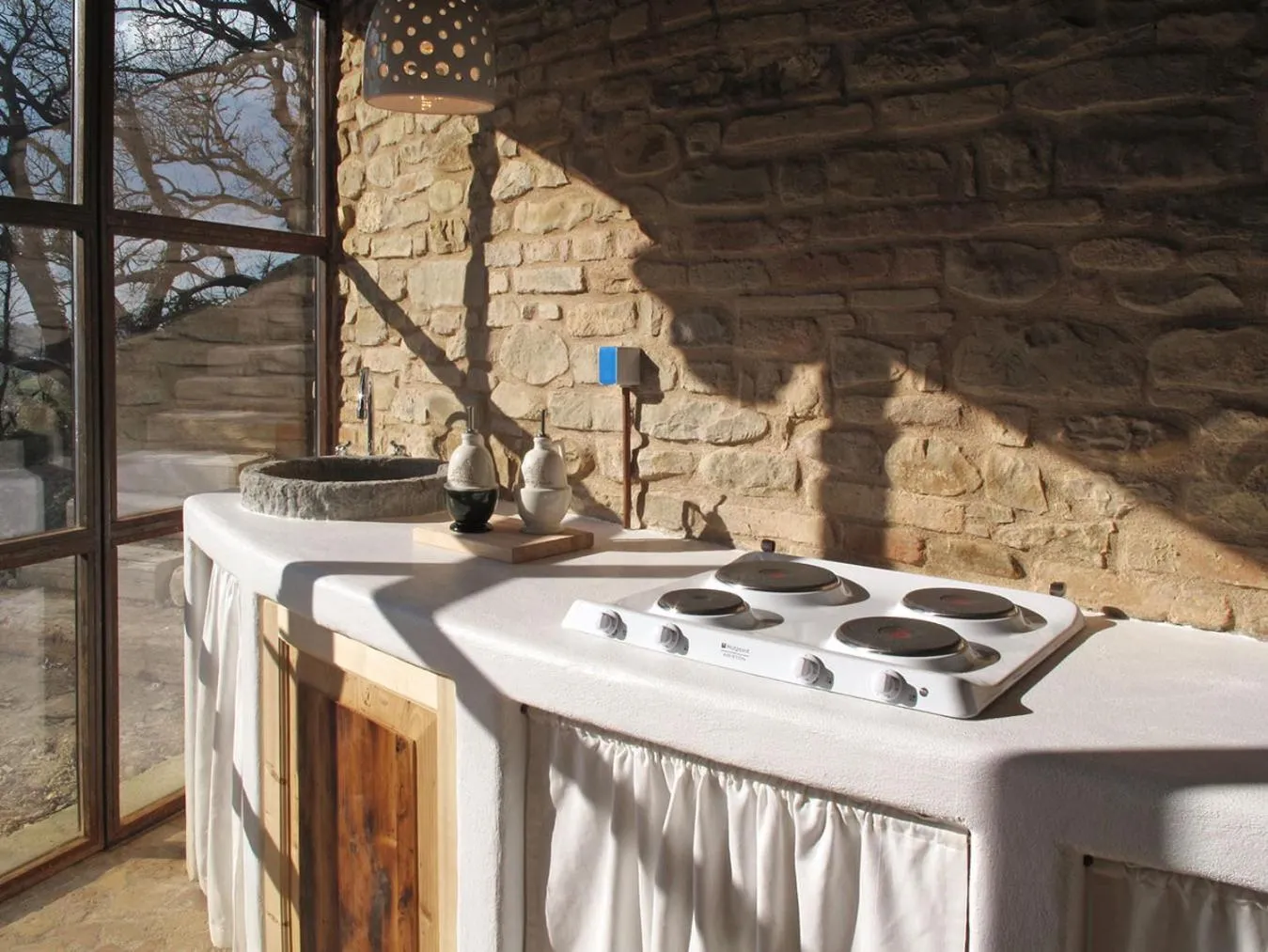 Kitchen or kitchenette in Castello di Granarola Relais - Adults Friendly -