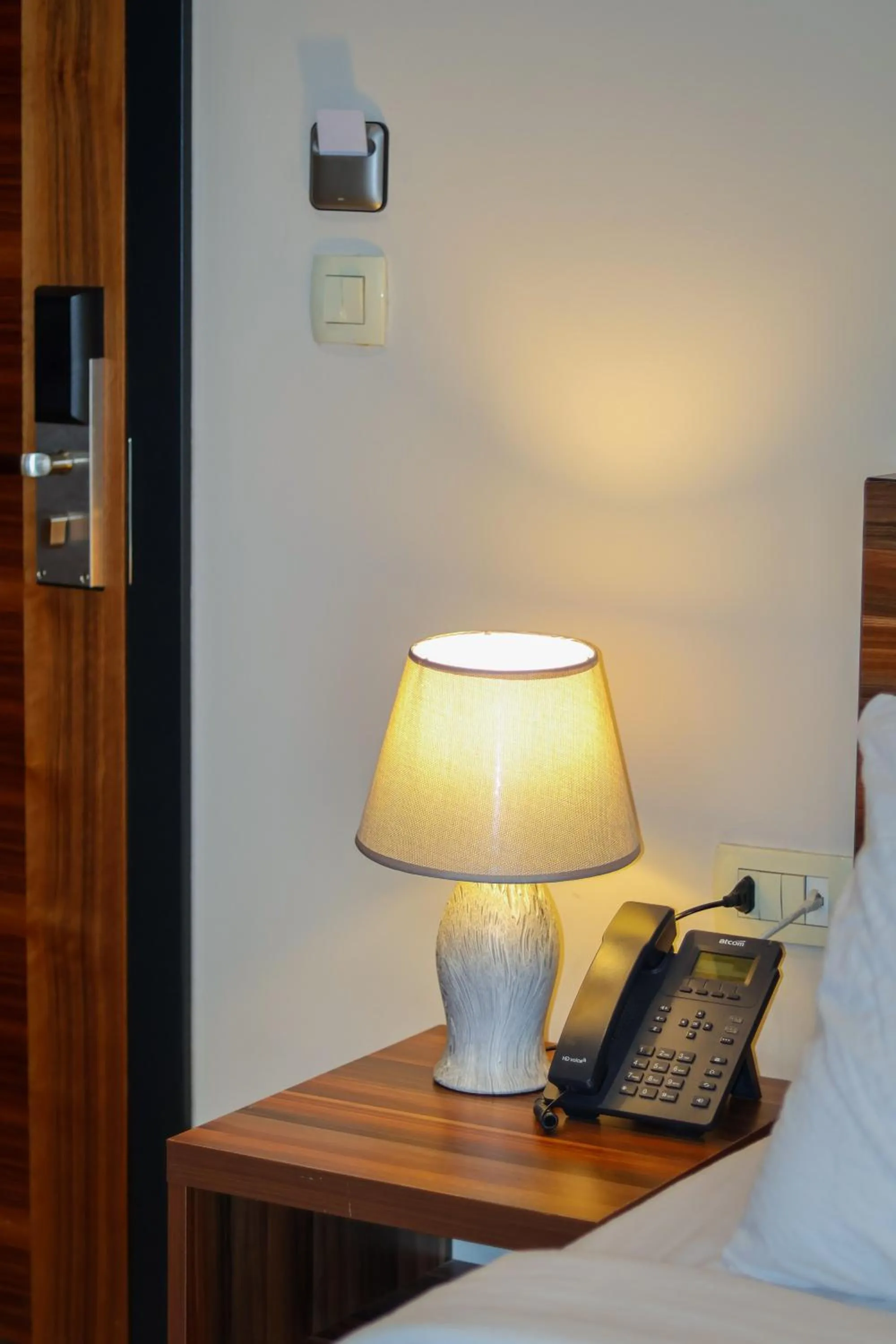 Decorative detail, Bed in Hotel Semitronix