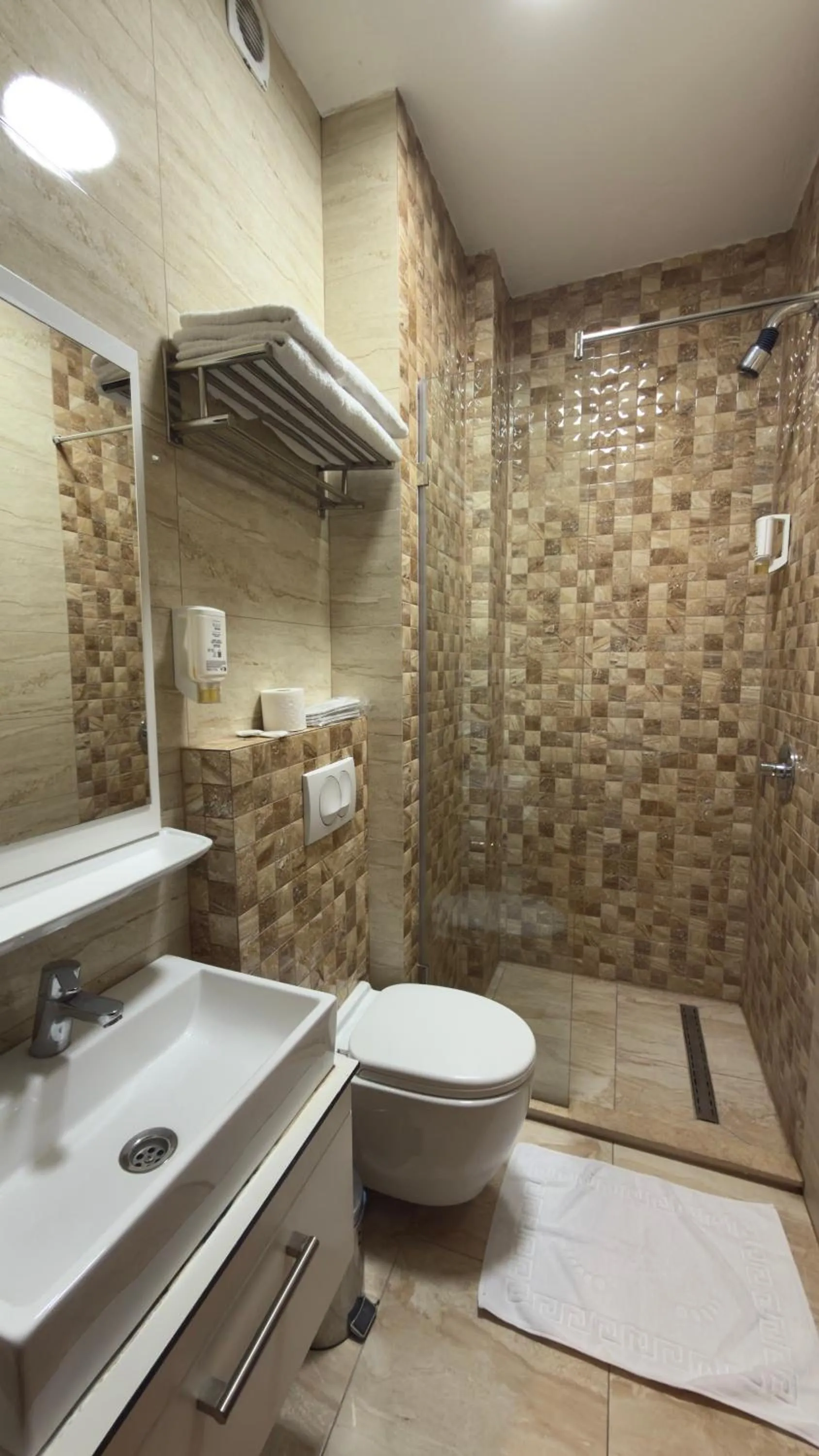 Shower in Hotel Semitronix