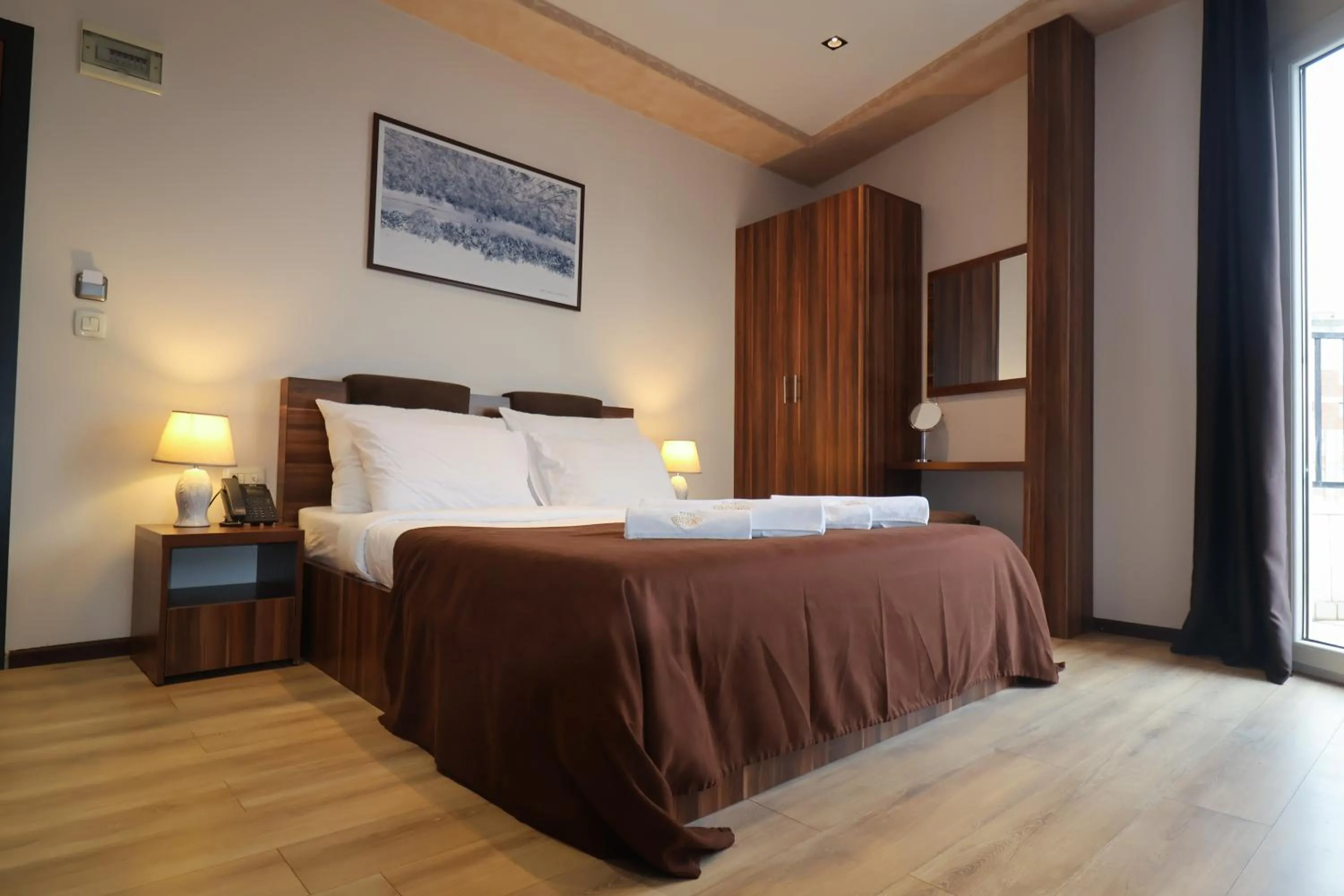 Bed in Hotel Semitronix