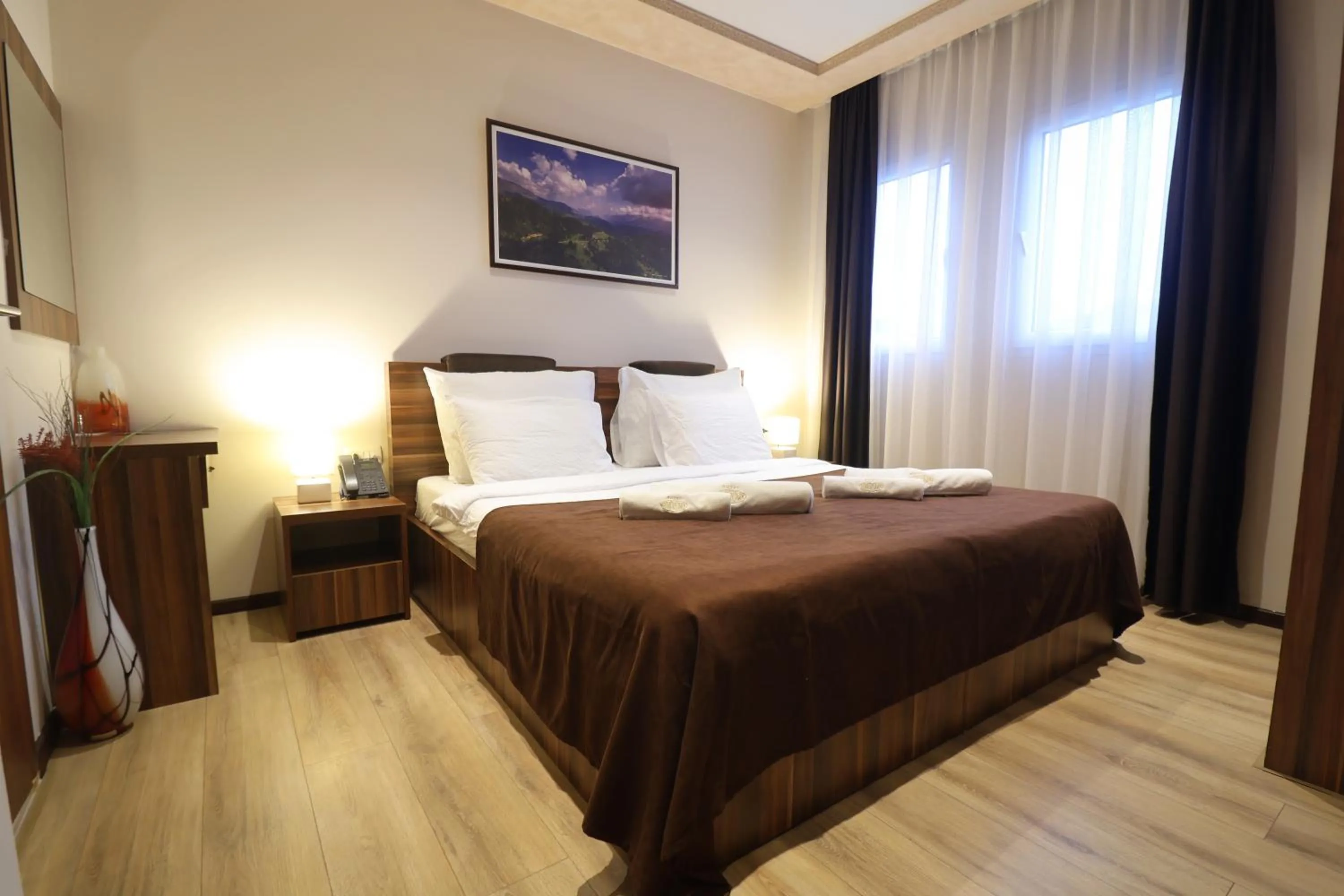 Bed in Hotel Semitronix