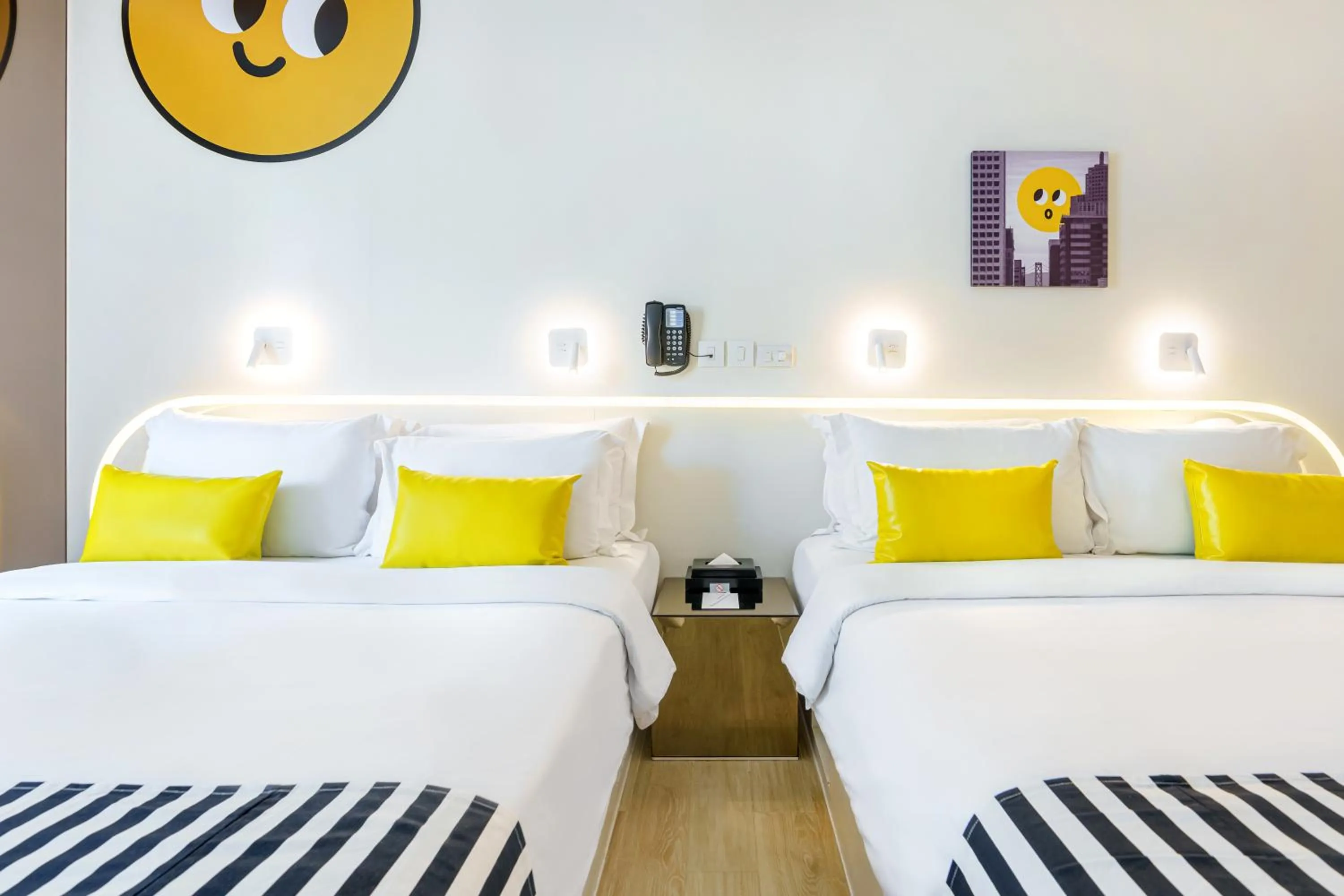 Bed in Mood Hotel Pattaya