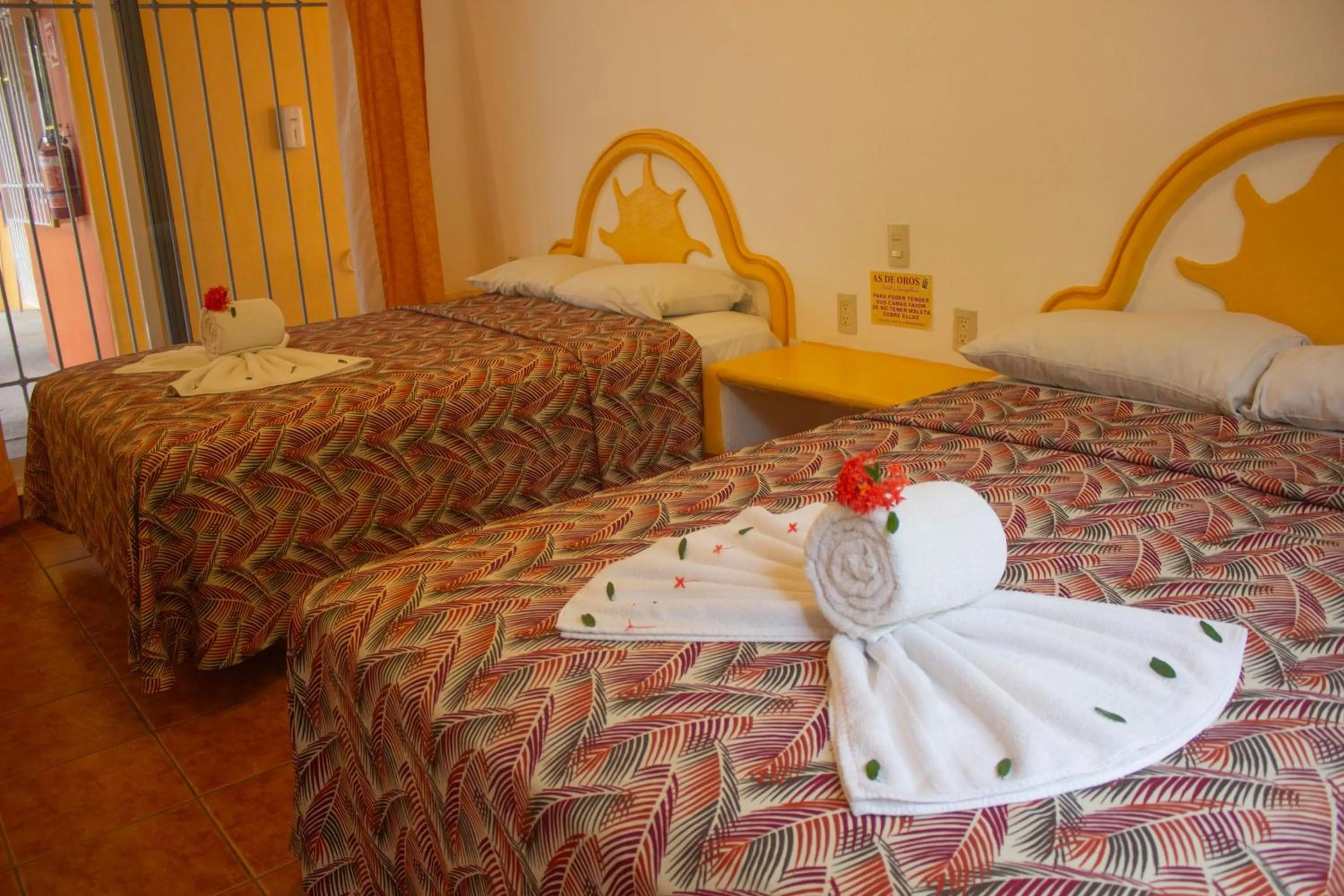 Bed in Bungalows As D' Oros Deluxe