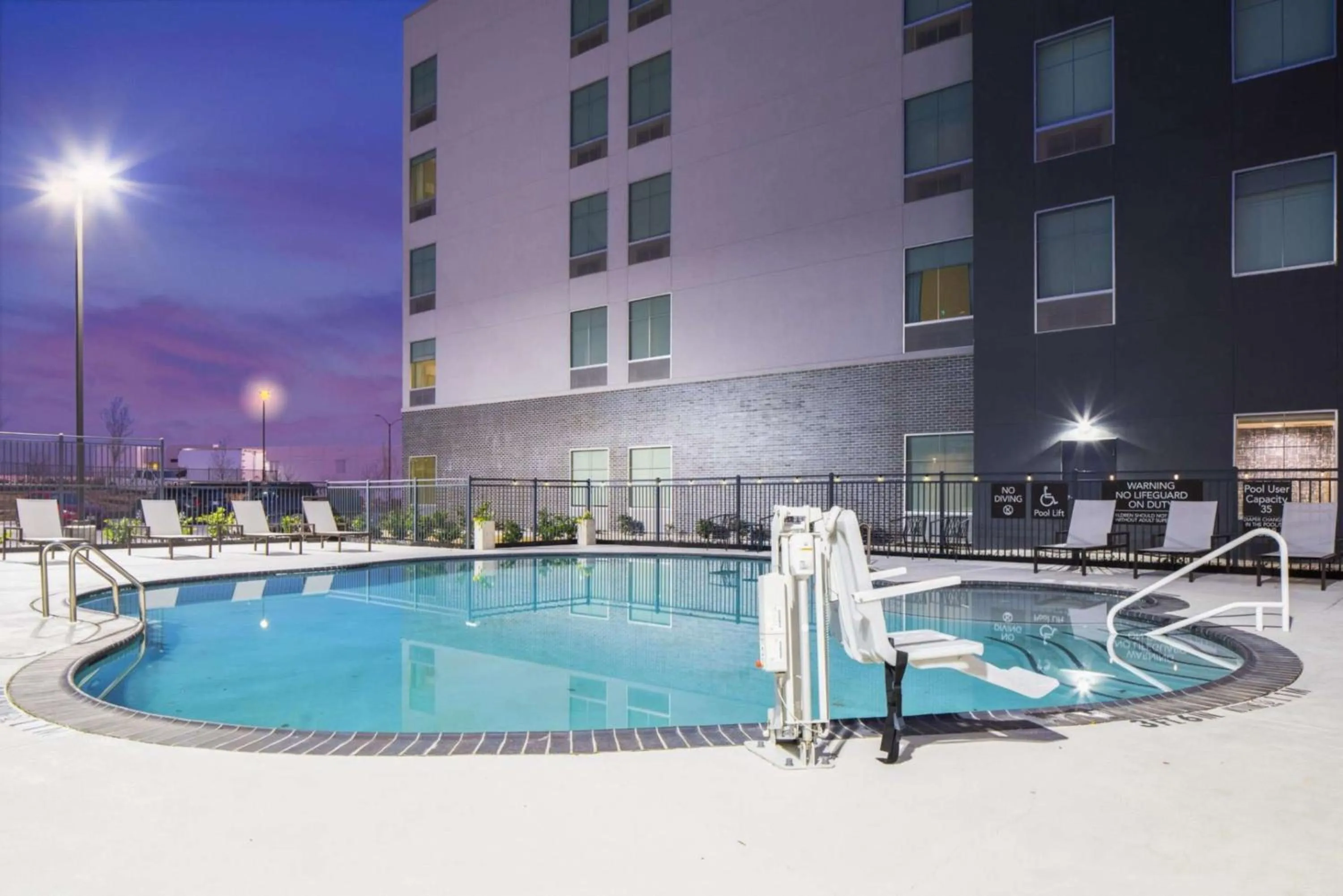 Pool view in Homewood Suites by Hilton DFW Airport South, TX