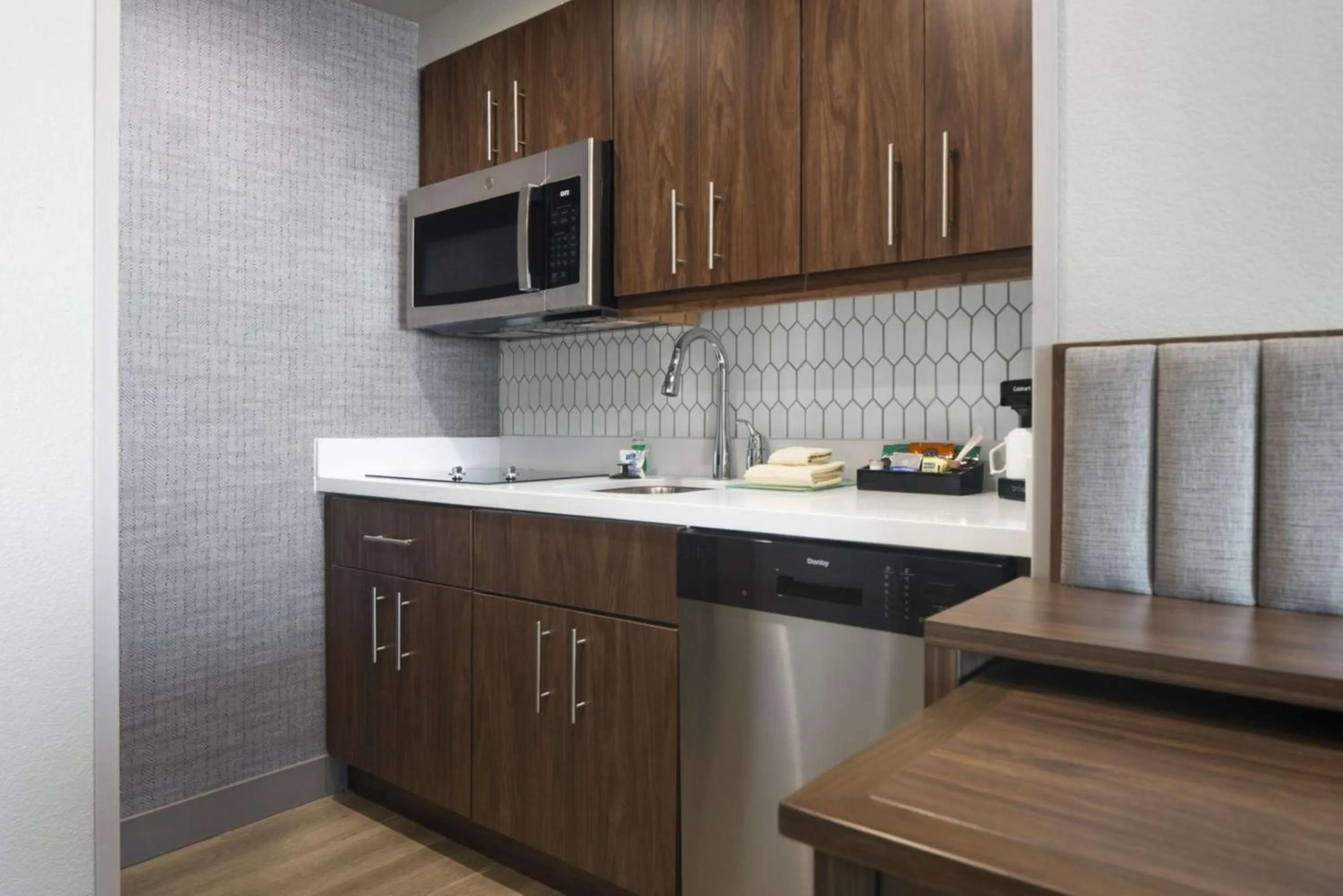 Kitchen or kitchenette in Homewood Suites by Hilton DFW Airport South, TX