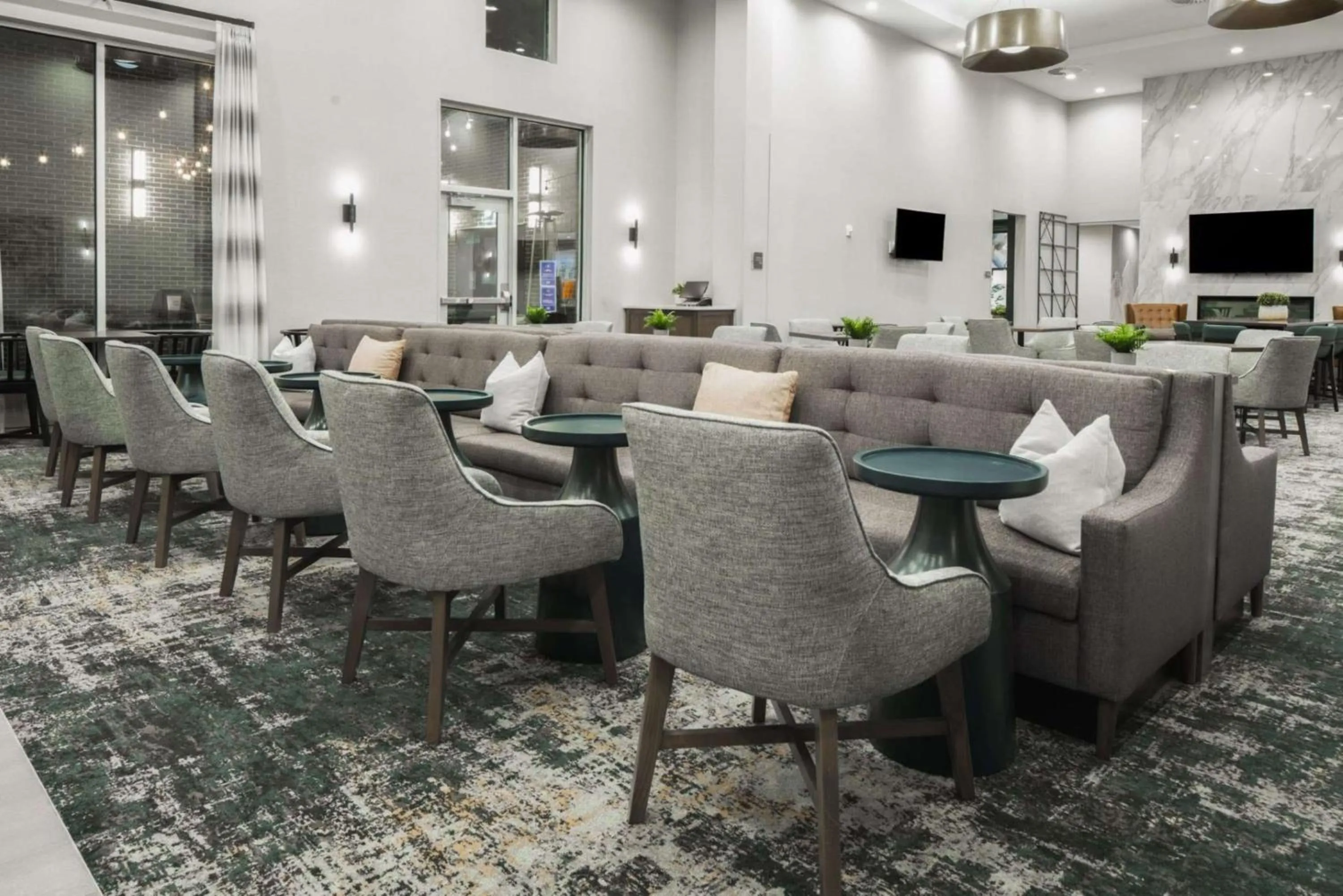 Lobby or reception in Homewood Suites by Hilton DFW Airport South, TX