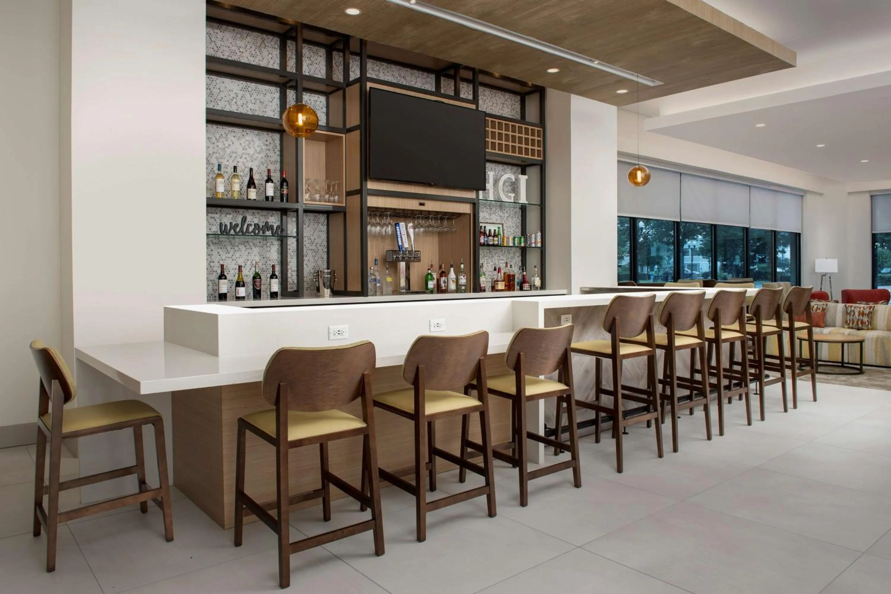Lounge or bar in Hilton Garden Inn Orlando Downtown