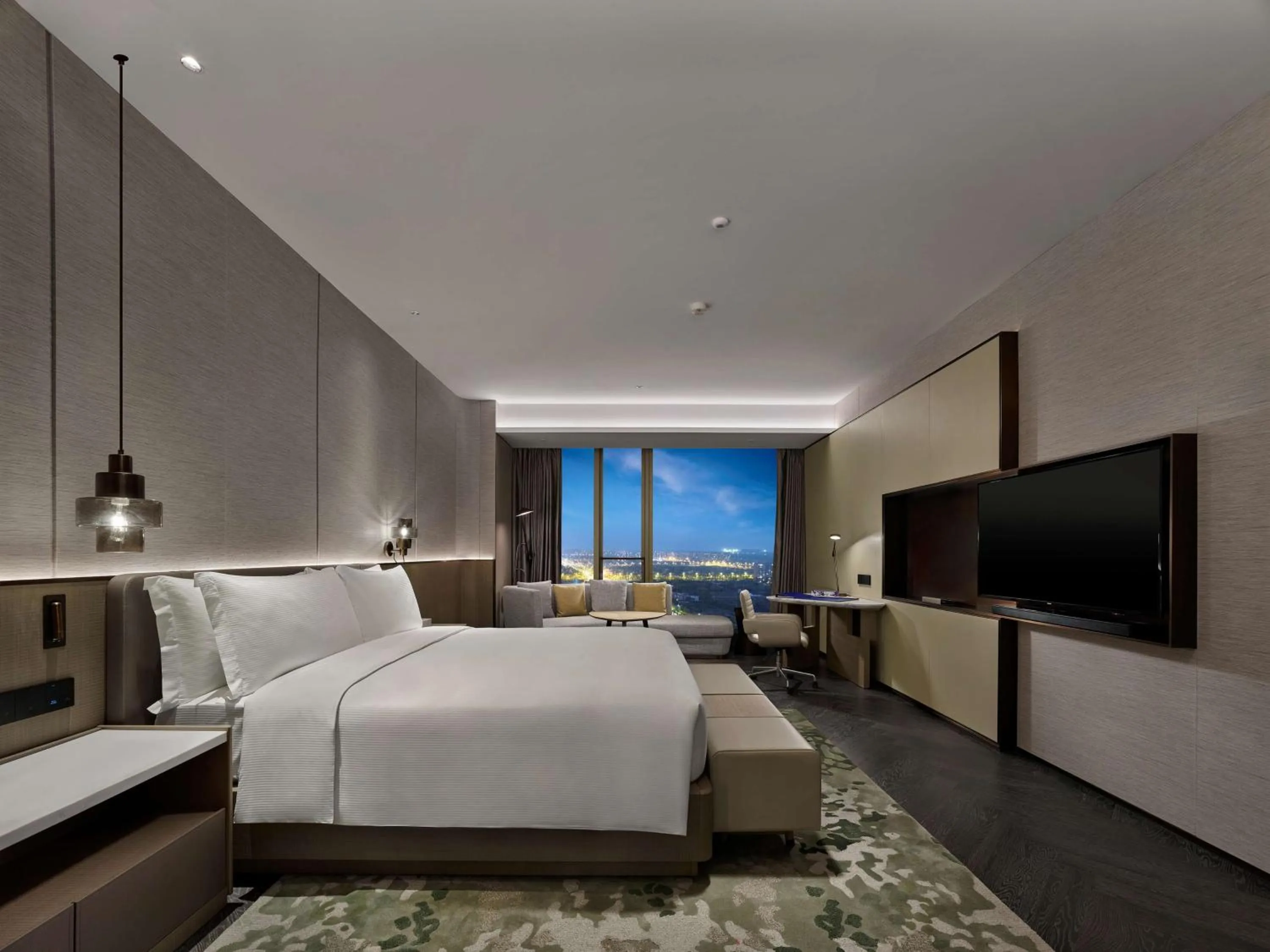 Bedroom, Bed in DoubleTree by Hilton Qidong