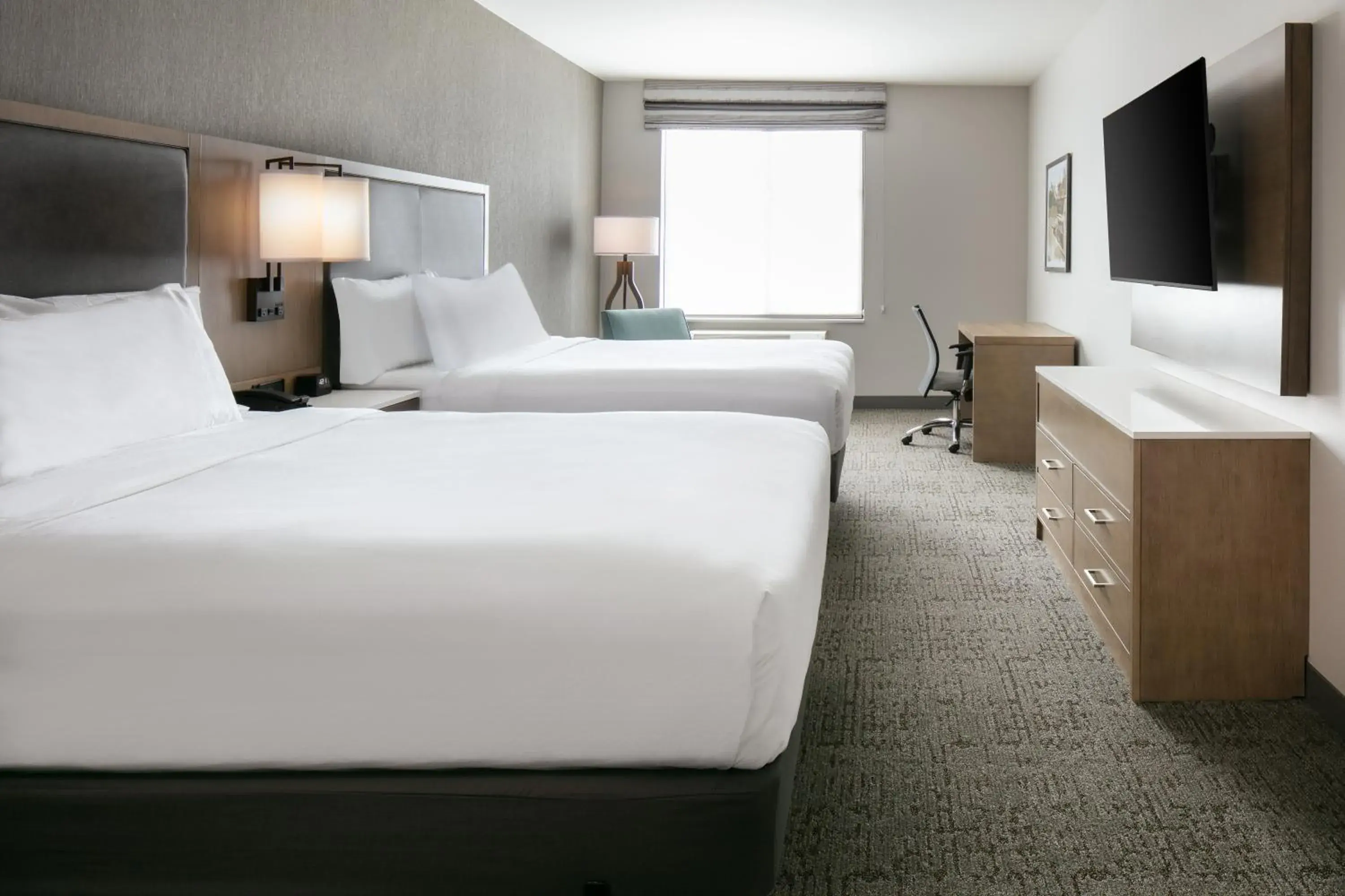 Queen Suite with Two Queen Beds and Roll-In Shower - Mobility and Hearing Access/Non-Smoking in Homewood Suites By Hilton Dillon Queen Suite with Two Queen Beds and Roll-In Shower - Mobility and Hearing Access/Non-Smoking in Homewood Suites By Hilton Dillon