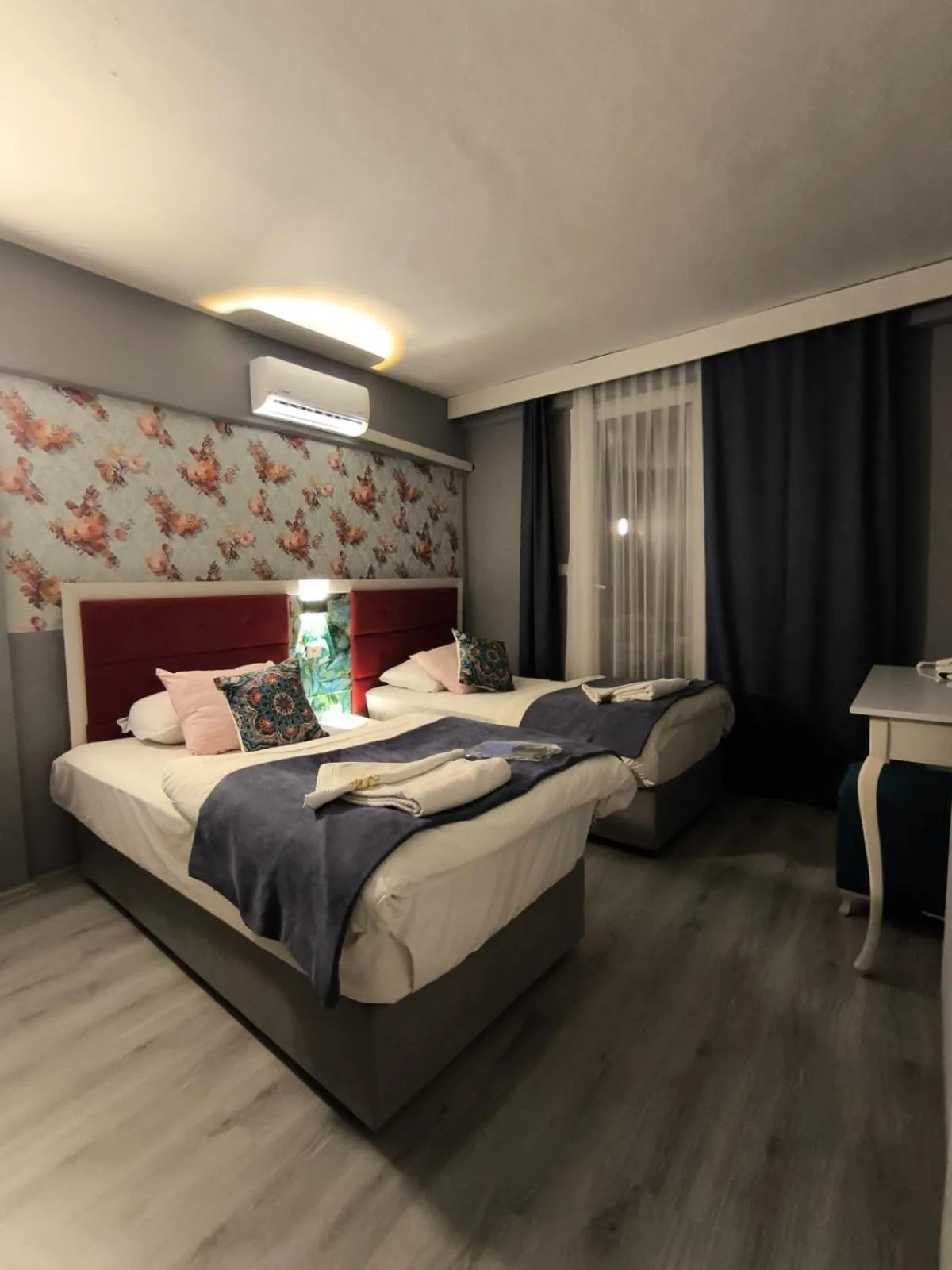 Bed in Akman City Hotel