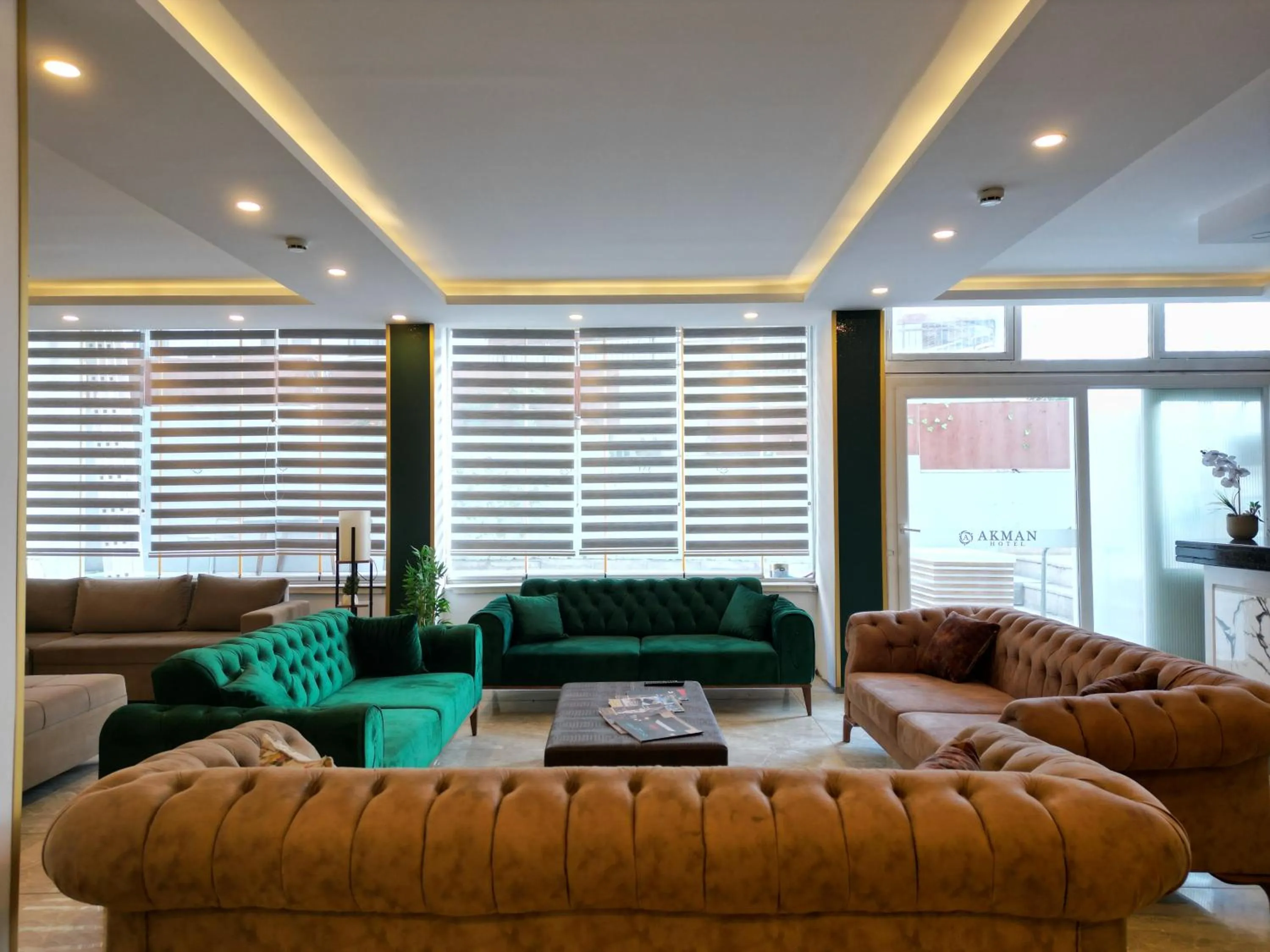 Lobby or reception in Akman City Hotel