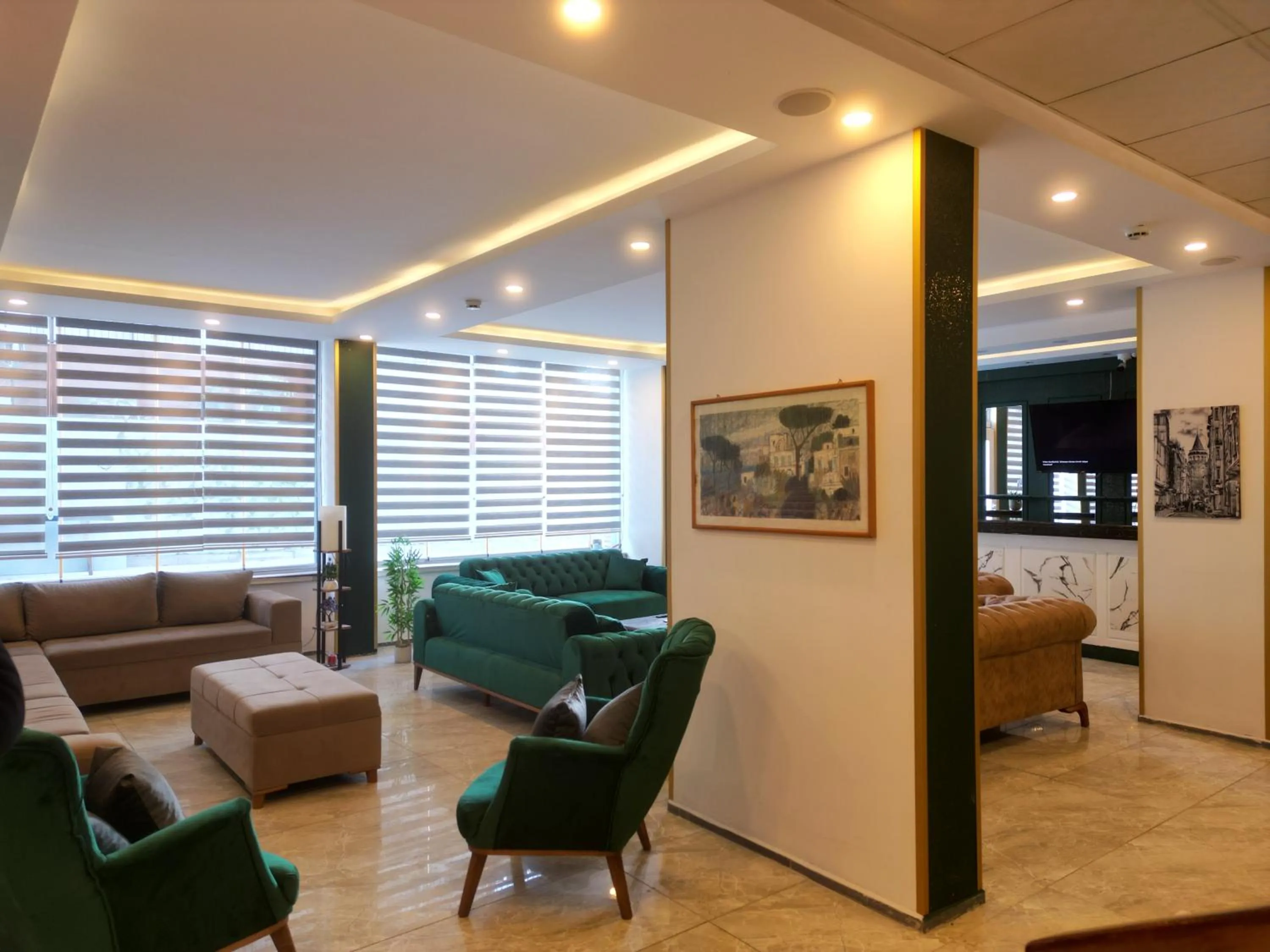 Lobby or reception in Akman City Hotel