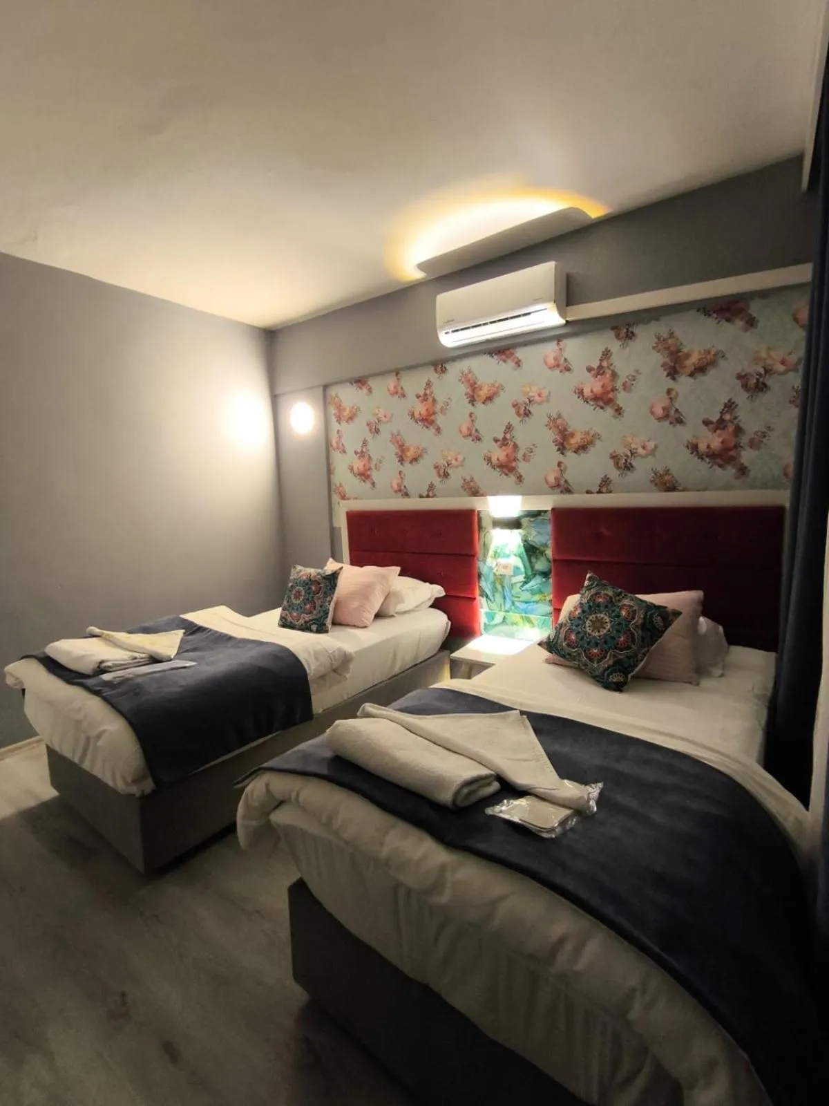 Bed in Akman City Hotel