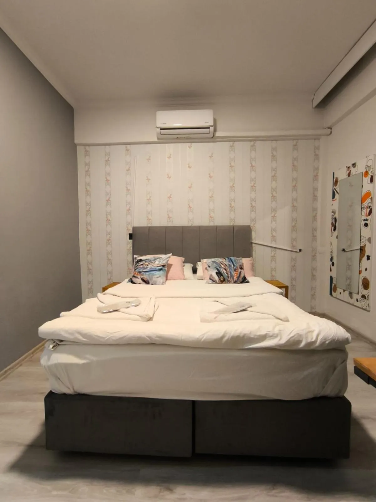 Bed in Akman City Hotel