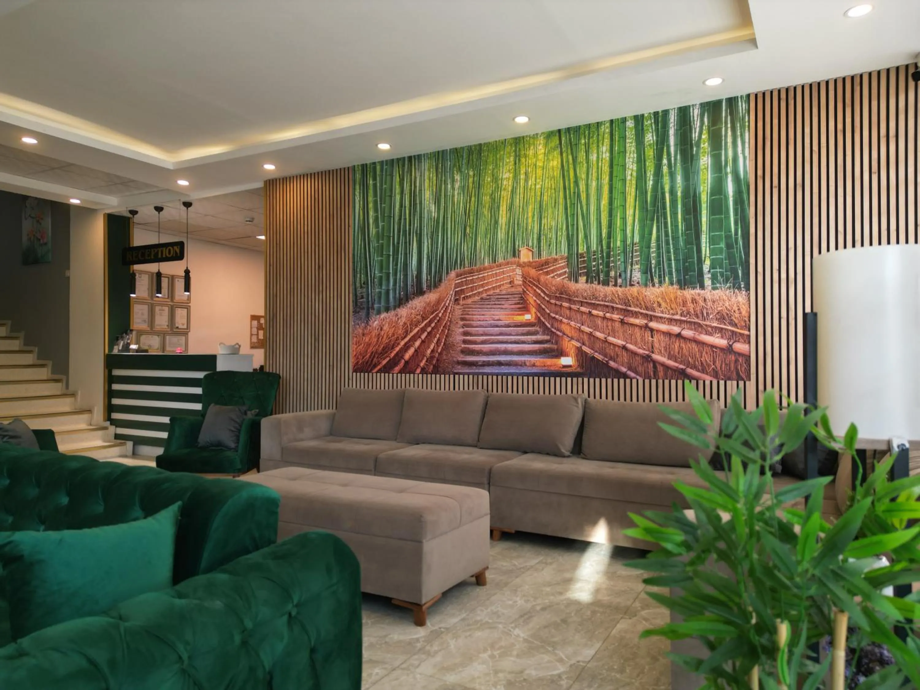 Lobby or reception in Akman City Hotel