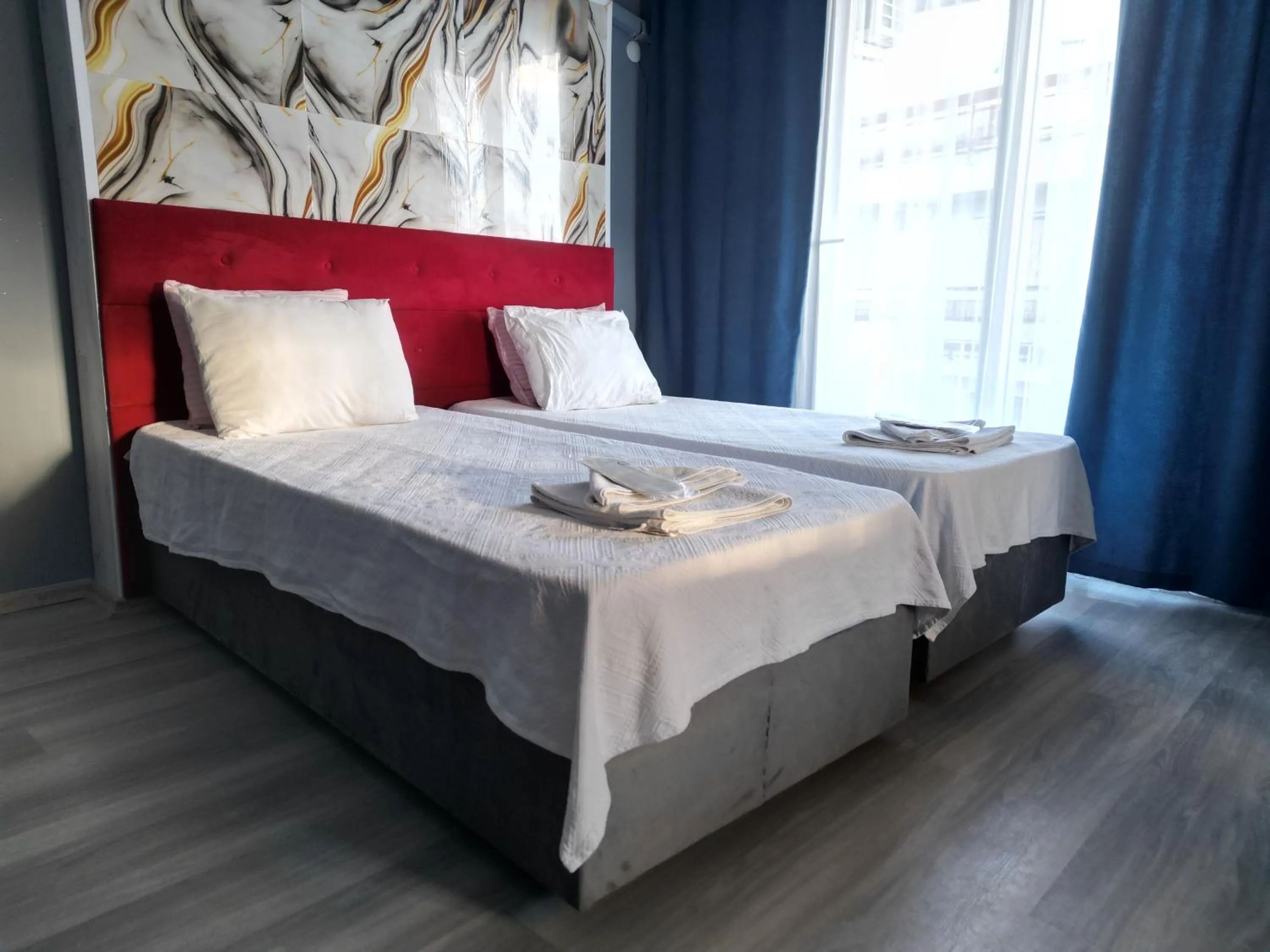 Bed in Akman City Hotel