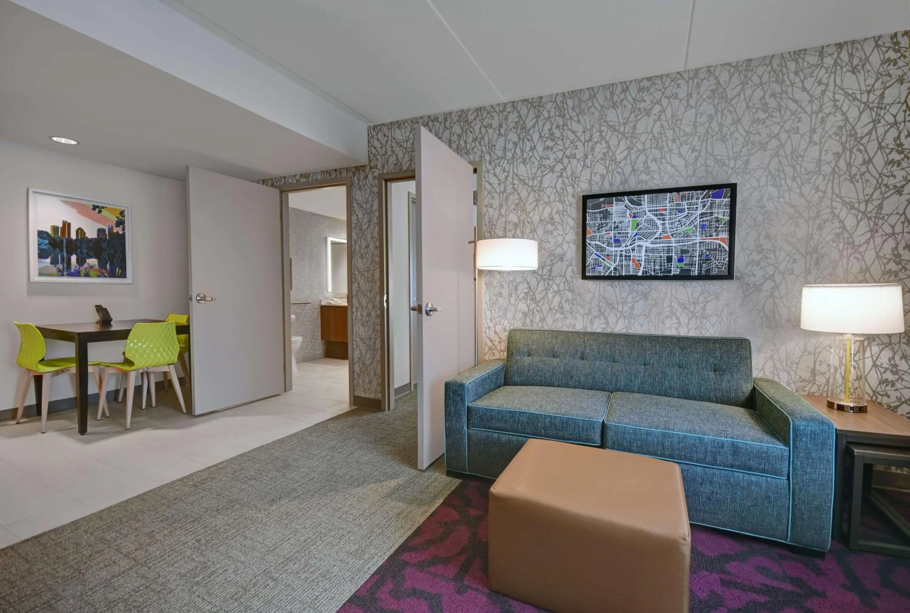 Living room in Home2 Suites by Hilton Atlanta Airport North