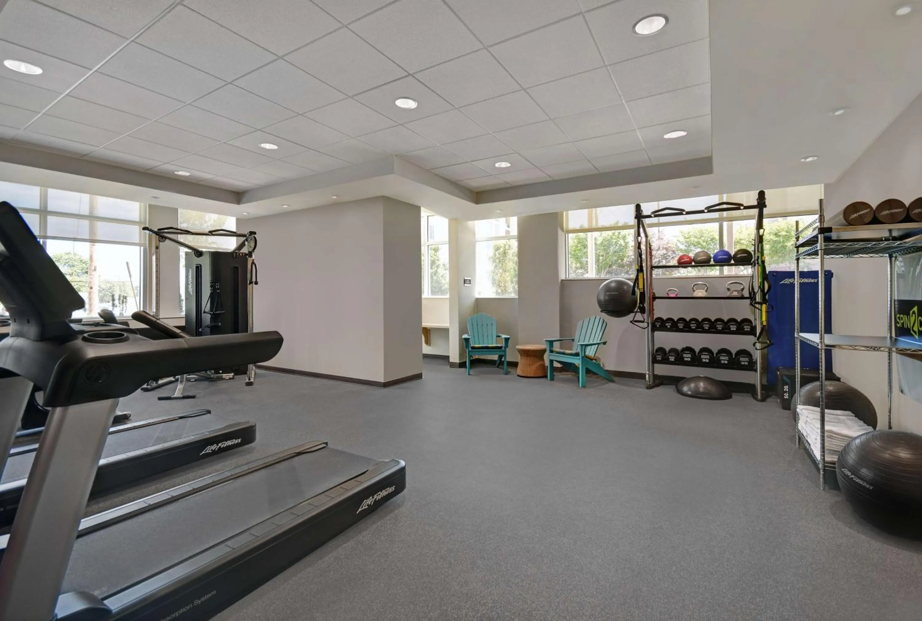 Fitness centre/facilities in Home2 Suites by Hilton Atlanta Airport North