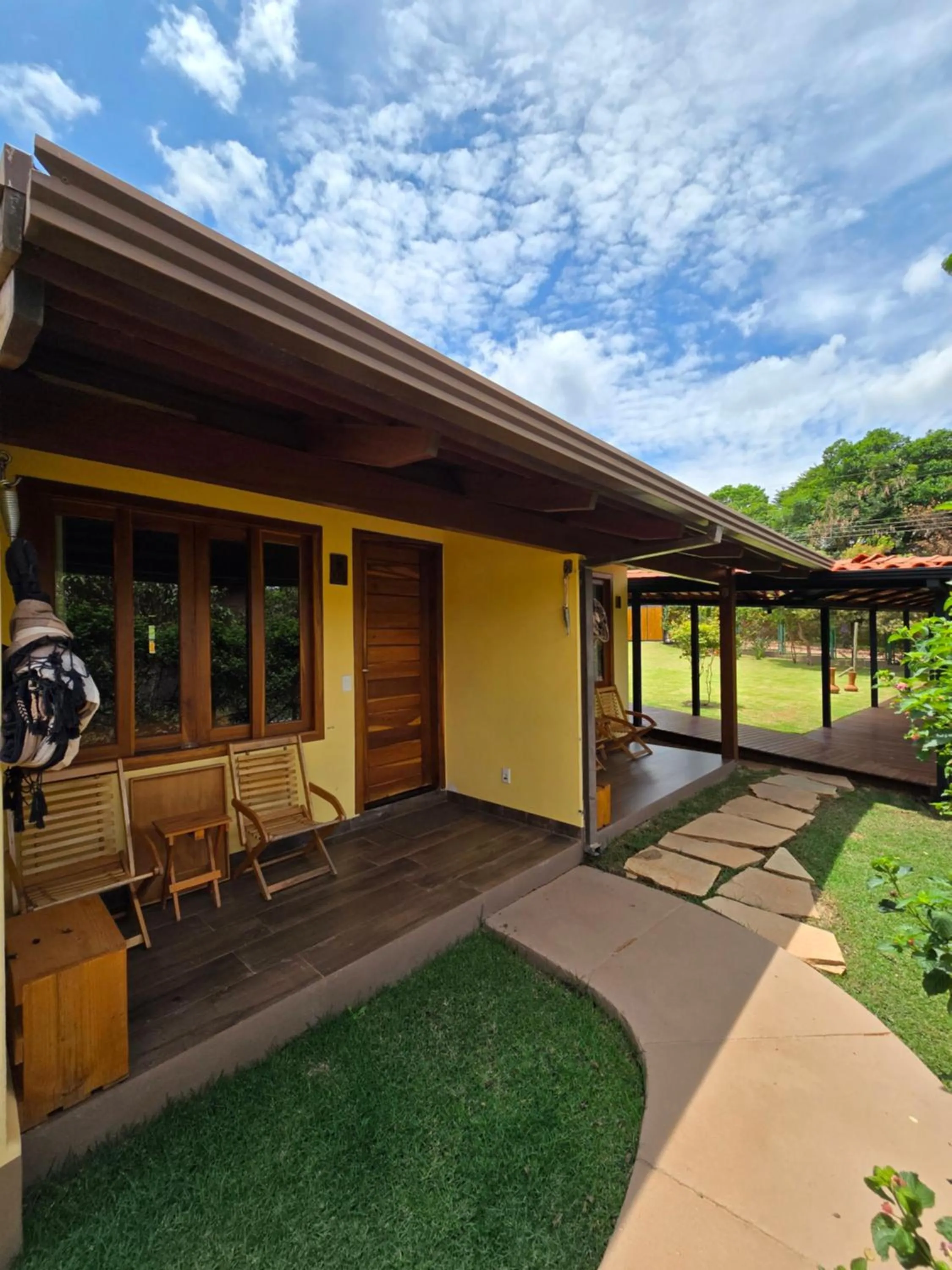 Patio in Pousada Camarás